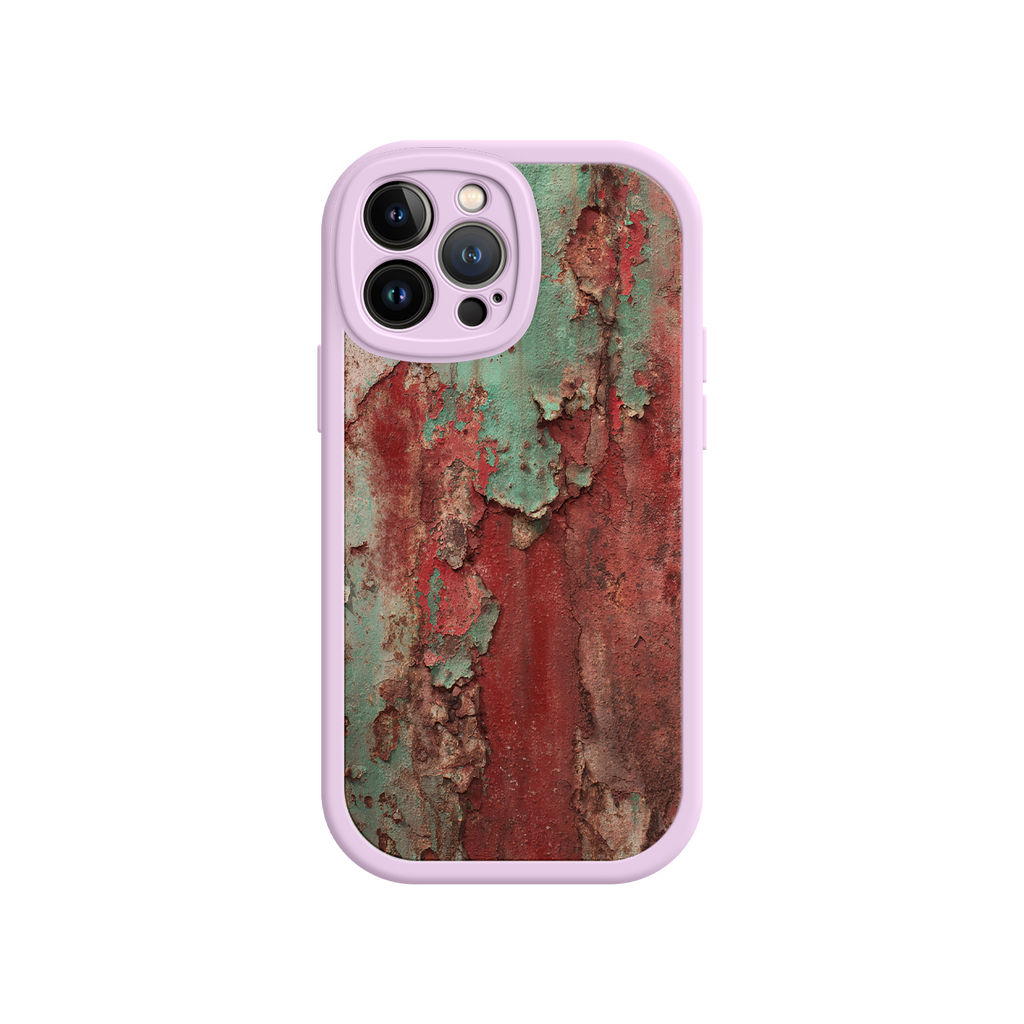 Rustic Metal Texture Phone Case – Vintage Industrial Style for iPhone 17