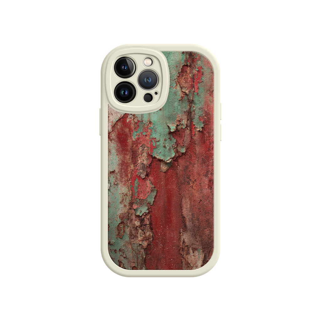 Rustic Metal Texture Phone Case – Vintage Industrial Style for iPhone 17