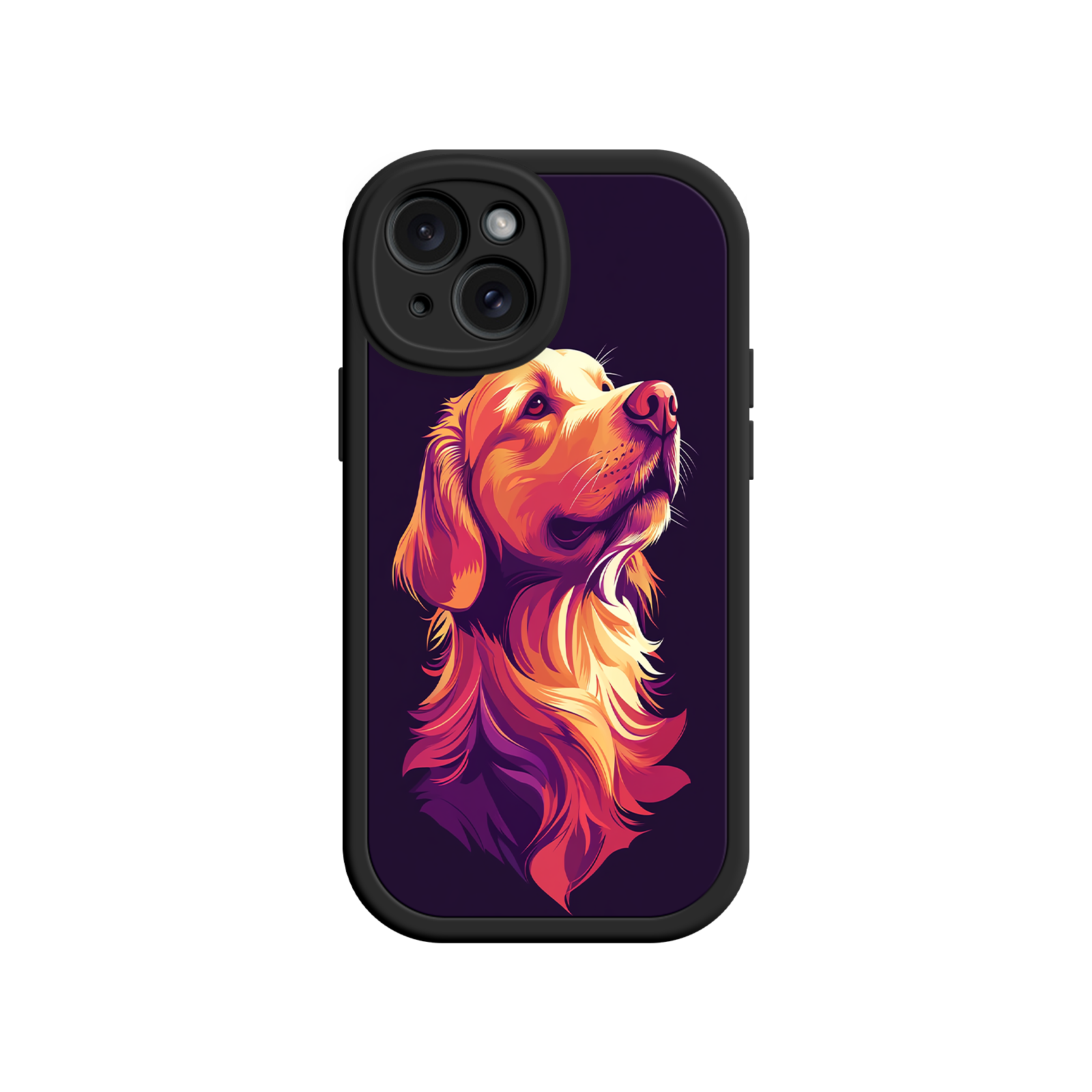 Golden Retriever Pop Art Phone Case – Vibrant Dog Lover Design for iPhone