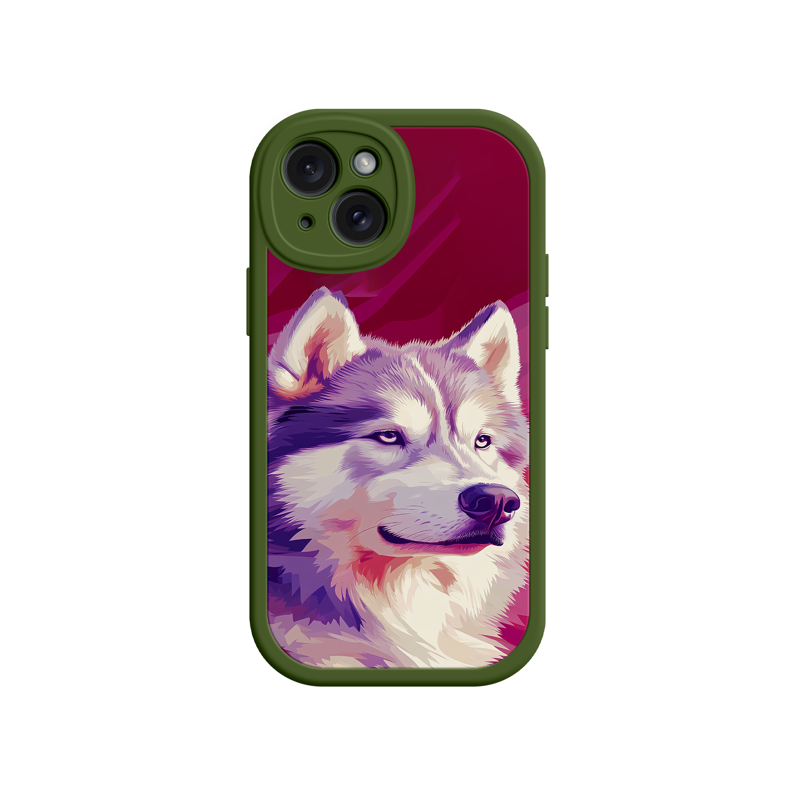 Husky Dog Pop Art Phone Case – Stylish Pet Lover Design for iPhone & Android