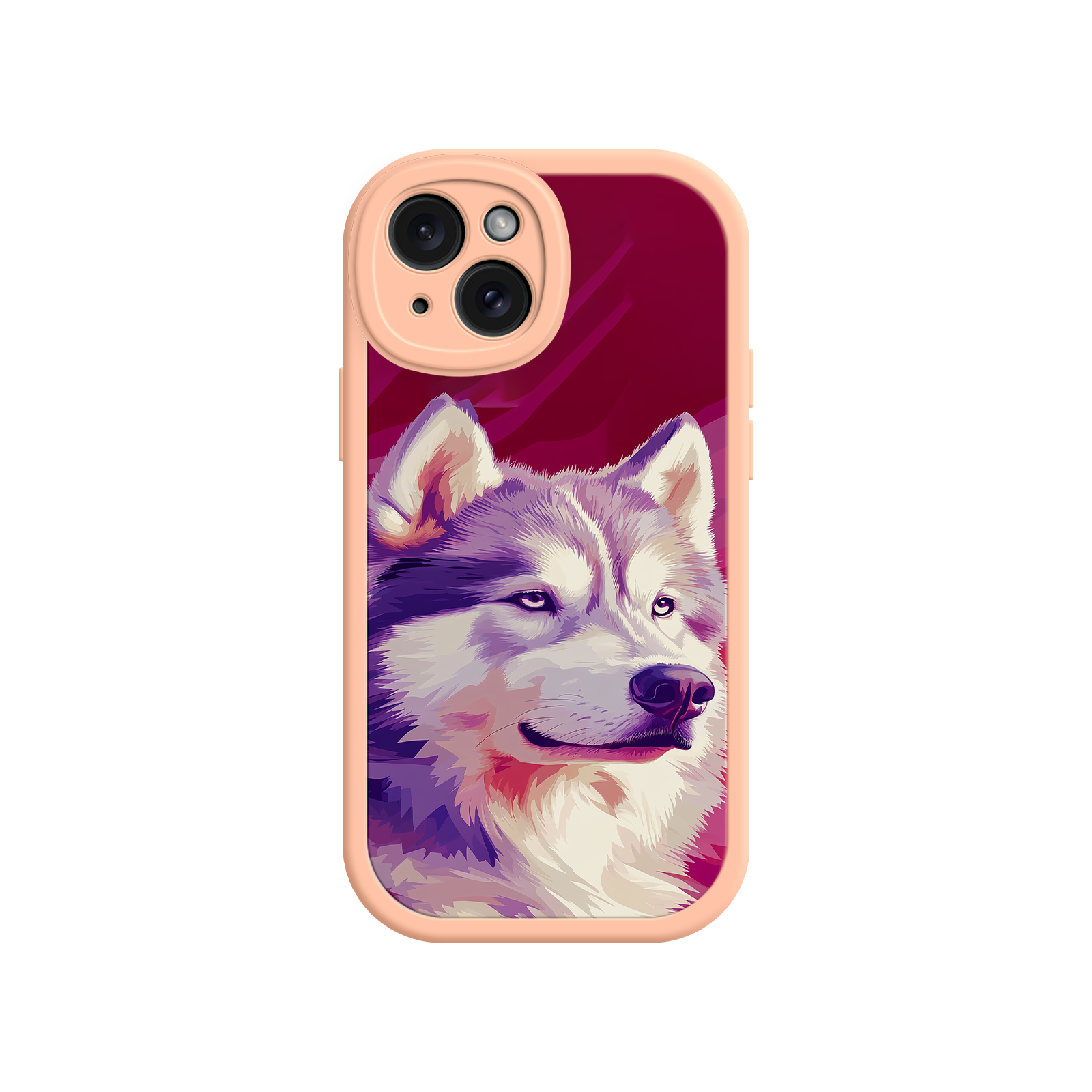 Husky Dog Pop Art Phone Case – Stylish Pet Lover Design for iPhone & Android