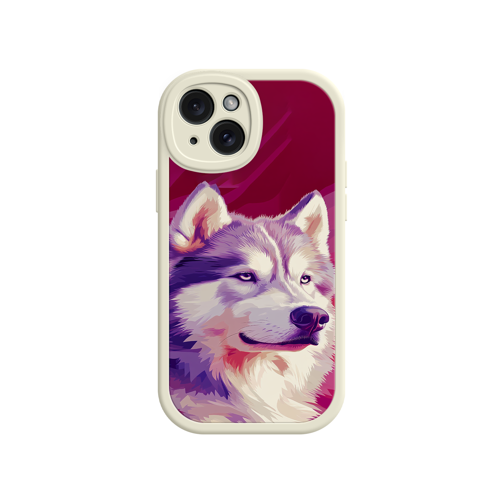 Husky Dog Pop Art Phone Case – Stylish Pet Lover Design for iPhone & Android