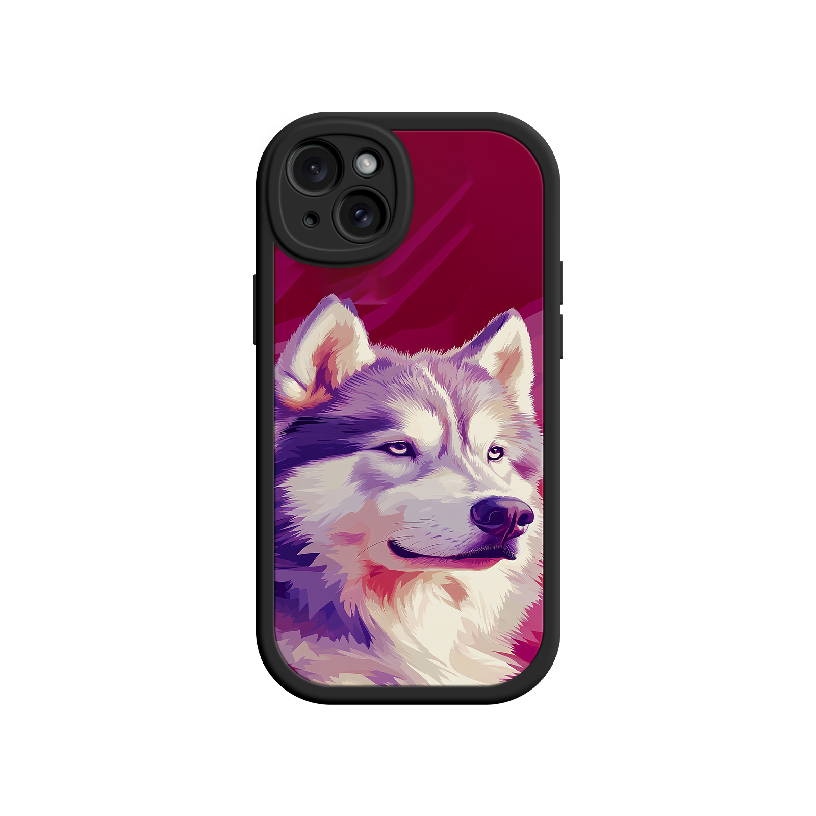 Husky Dog Pop Art Phone Case – Stylish Pet Lover Design for iPhone & Android