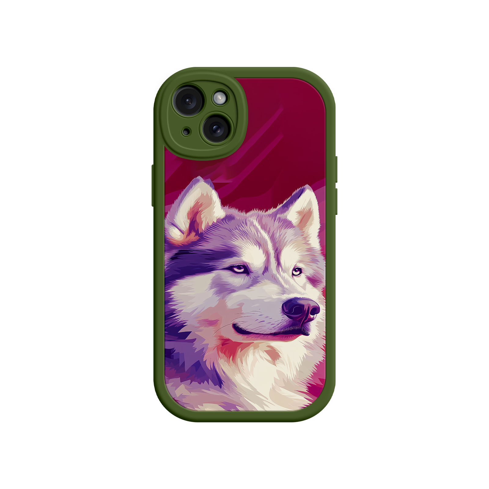 Husky Dog Pop Art Phone Case – Stylish Pet Lover Design for iPhone & Android