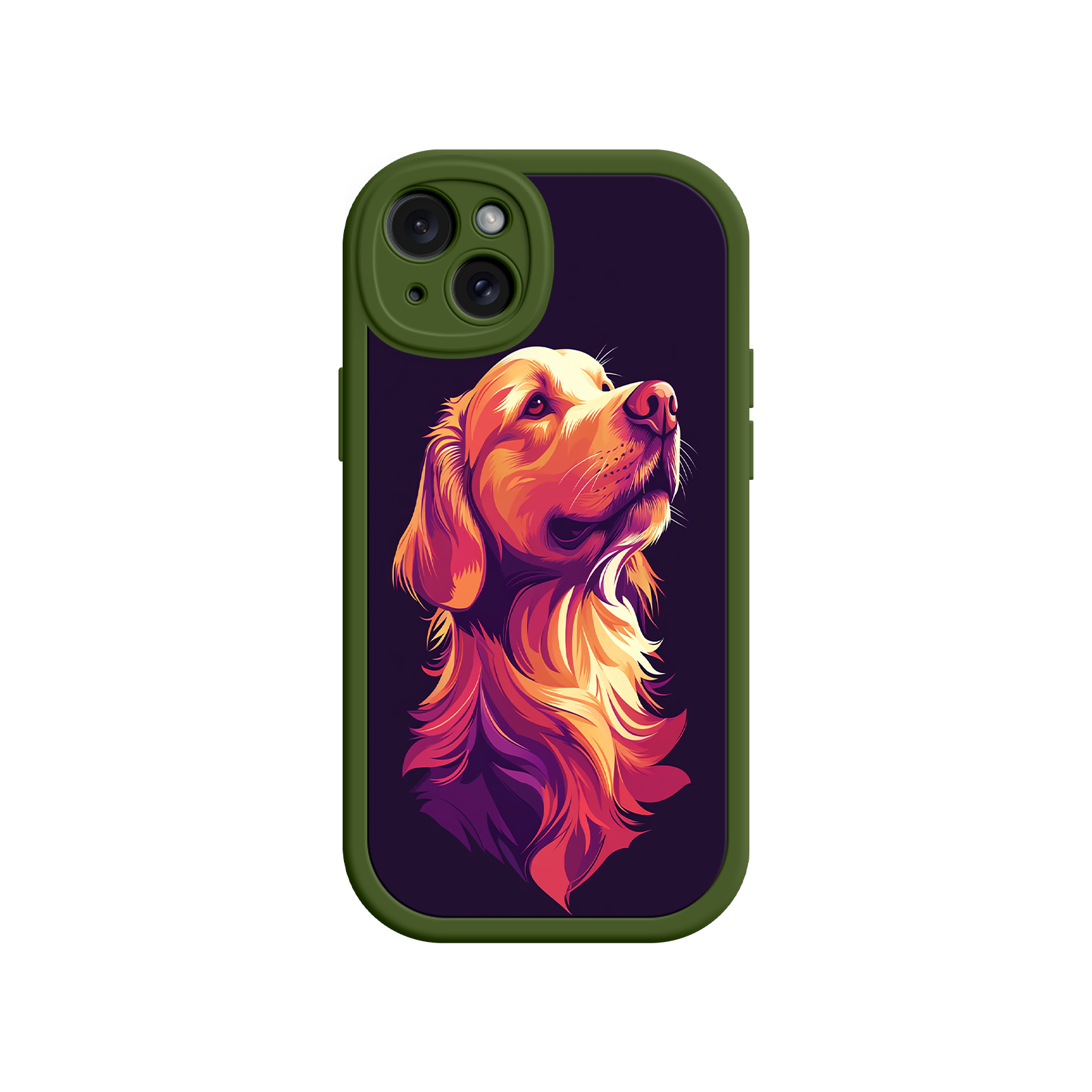 Golden Retriever Pop Art Phone Case – Vibrant Dog Lover Design for iPhone
