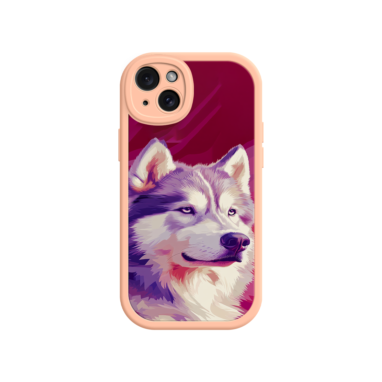 Husky Dog Pop Art Phone Case – Stylish Pet Lover Design for iPhone & Android