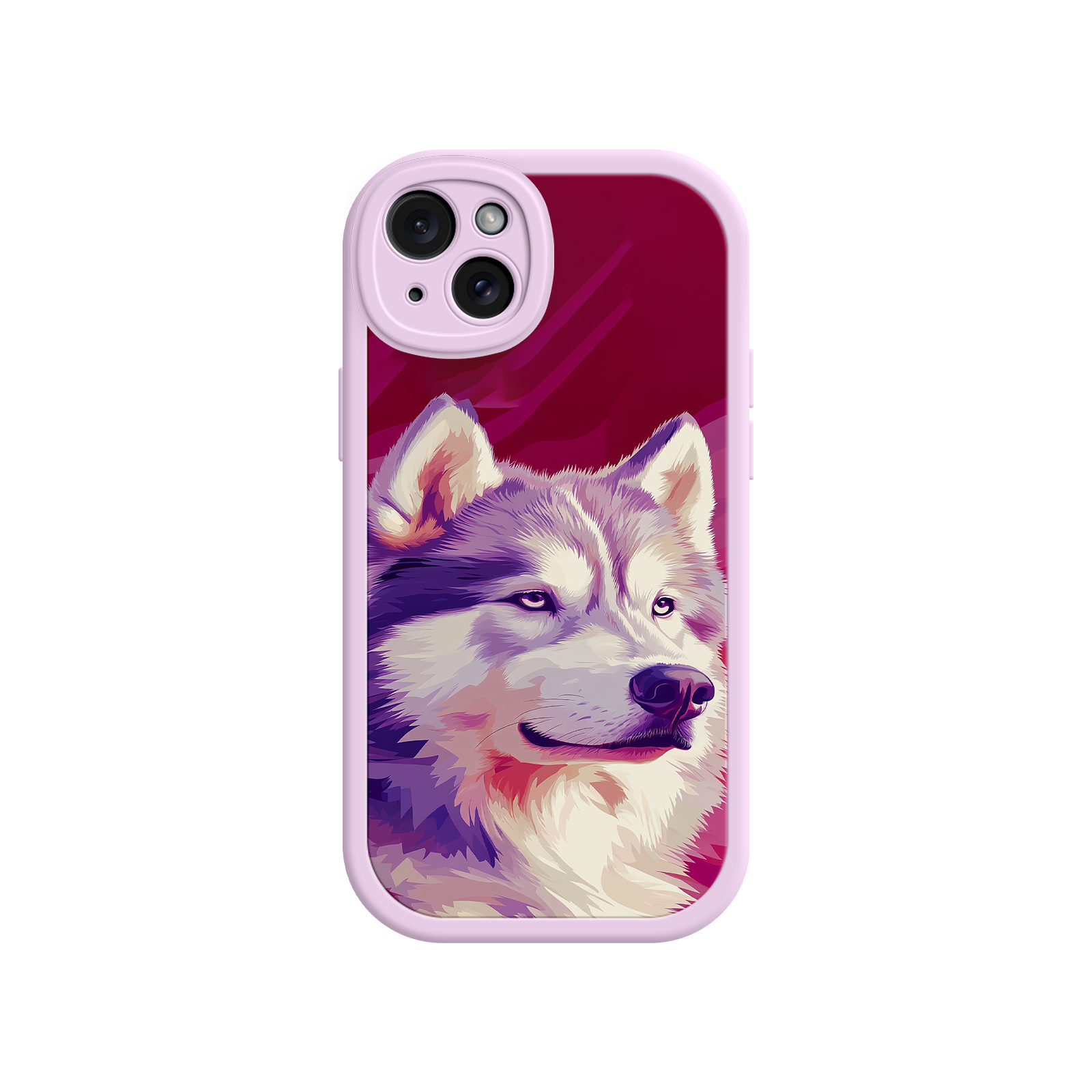Husky Dog Pop Art Phone Case – Stylish Pet Lover Design for iPhone & Android