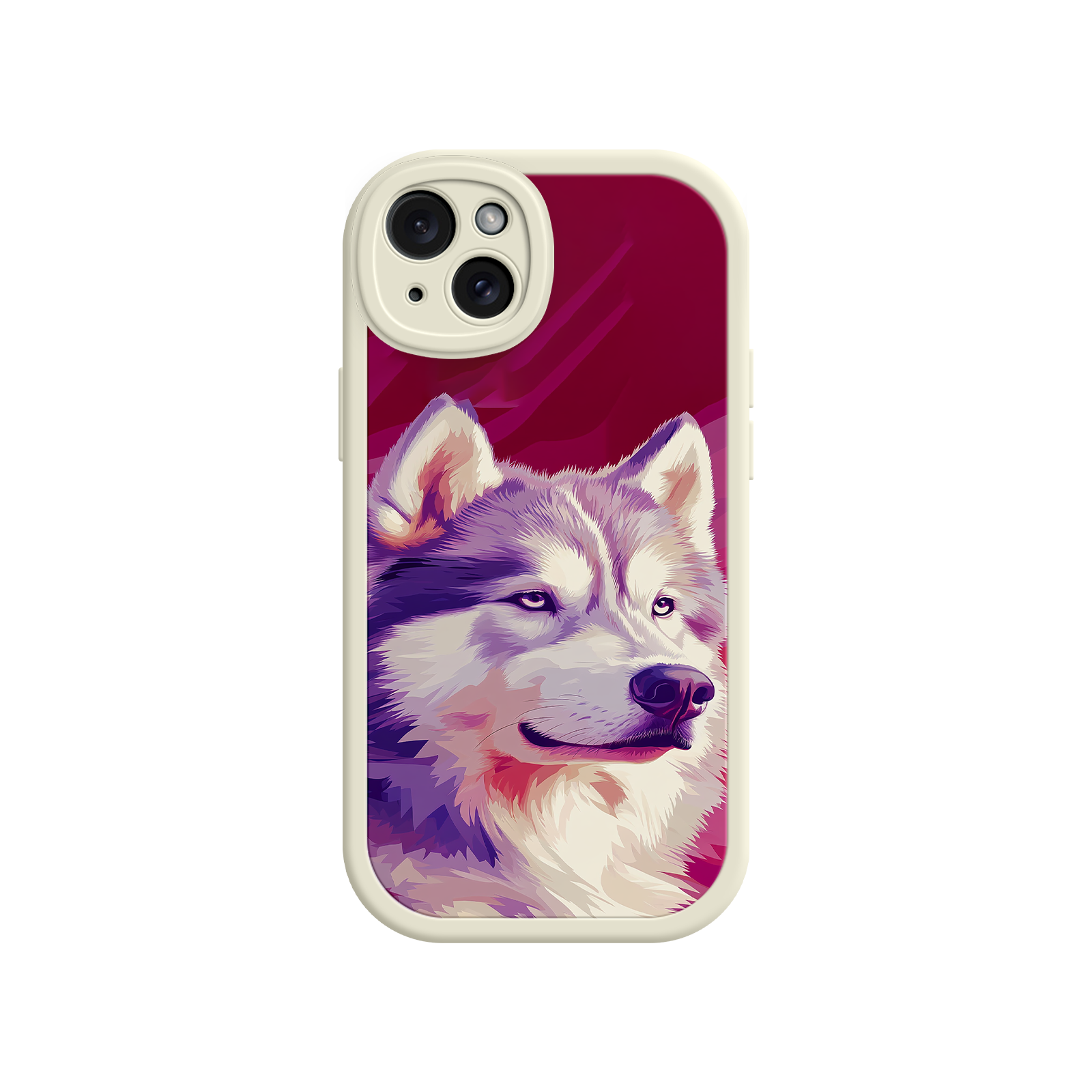 Husky Dog Pop Art Phone Case – Stylish Pet Lover Design for iPhone & Android