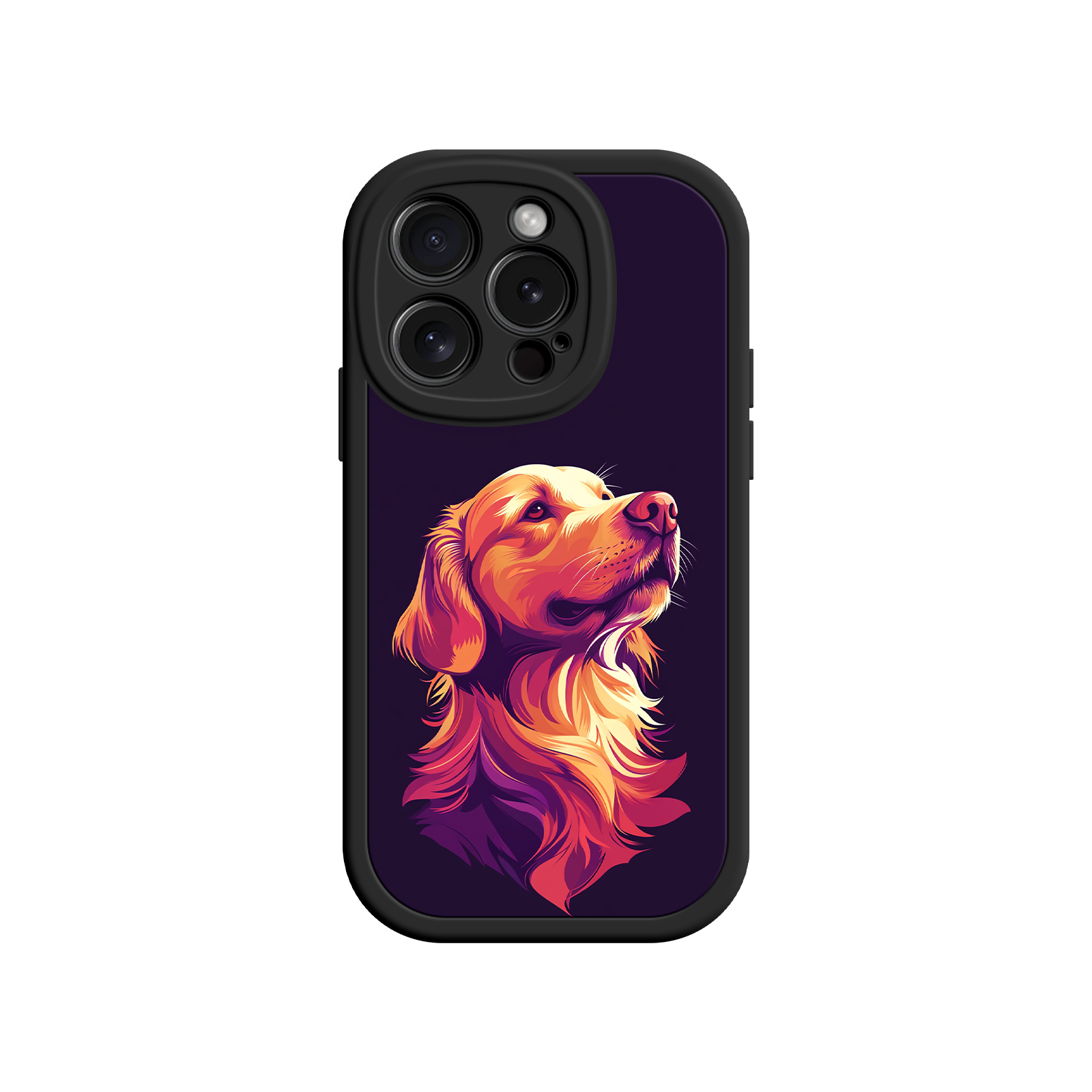 Golden Retriever Pop Art Phone Case – Vibrant Dog Lover Design for iPhone