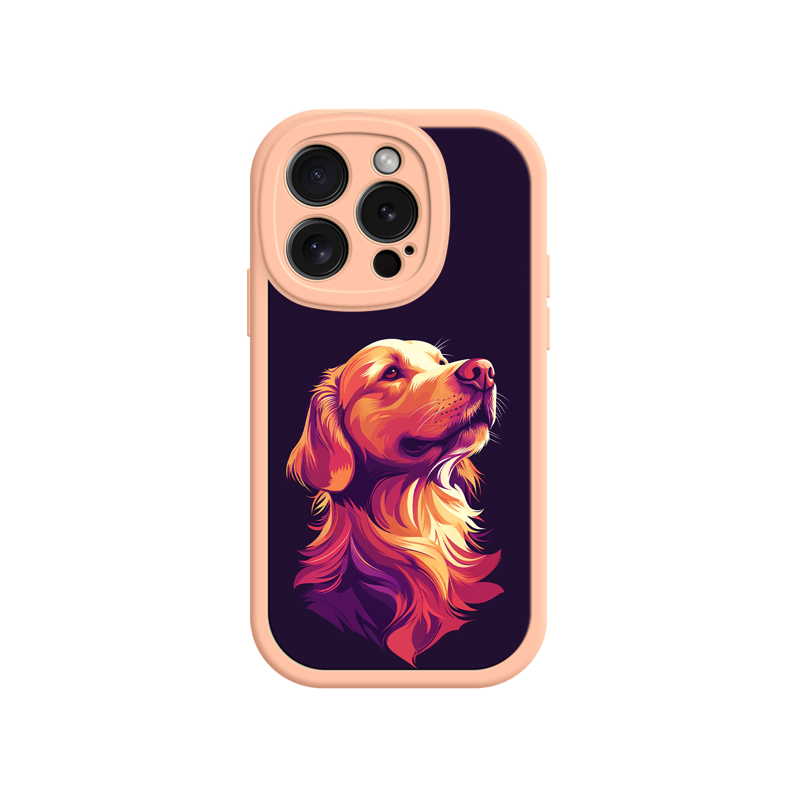 Golden Retriever Pop Art Phone Case – Vibrant Dog Lover Design for iPhone