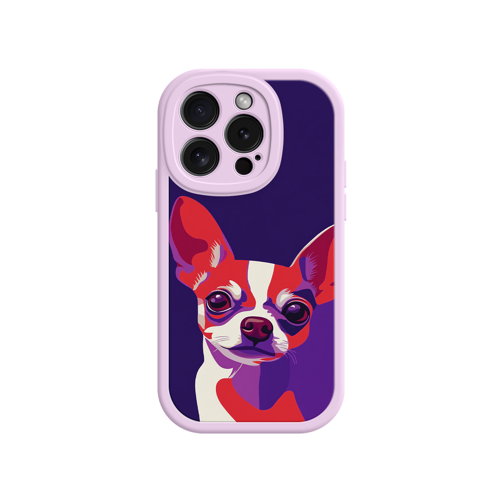 Pop Art Chihuahua Phone Case – Colorful Dog Design for iPhone & Android