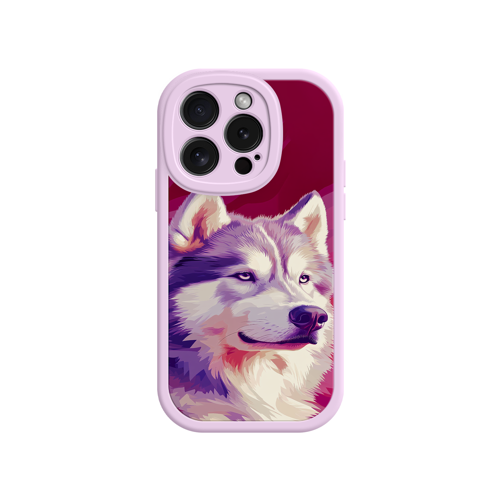 Husky Dog Pop Art Phone Case – Stylish Pet Lover Design for iPhone & Android