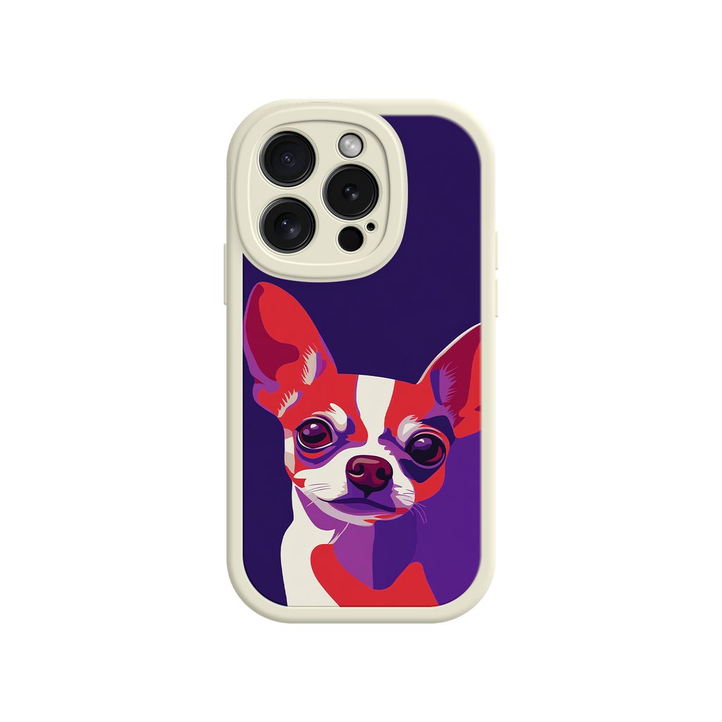 Pop Art Chihuahua Phone Case – Colorful Dog Design for iPhone & Android