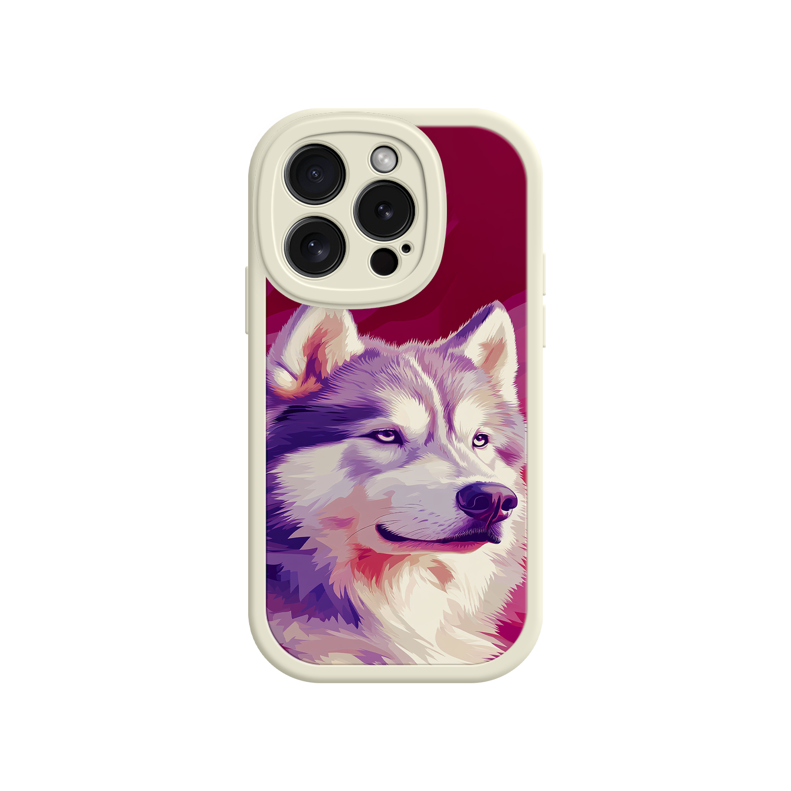 Husky Dog Pop Art Phone Case – Stylish Pet Lover Design for iPhone & Android