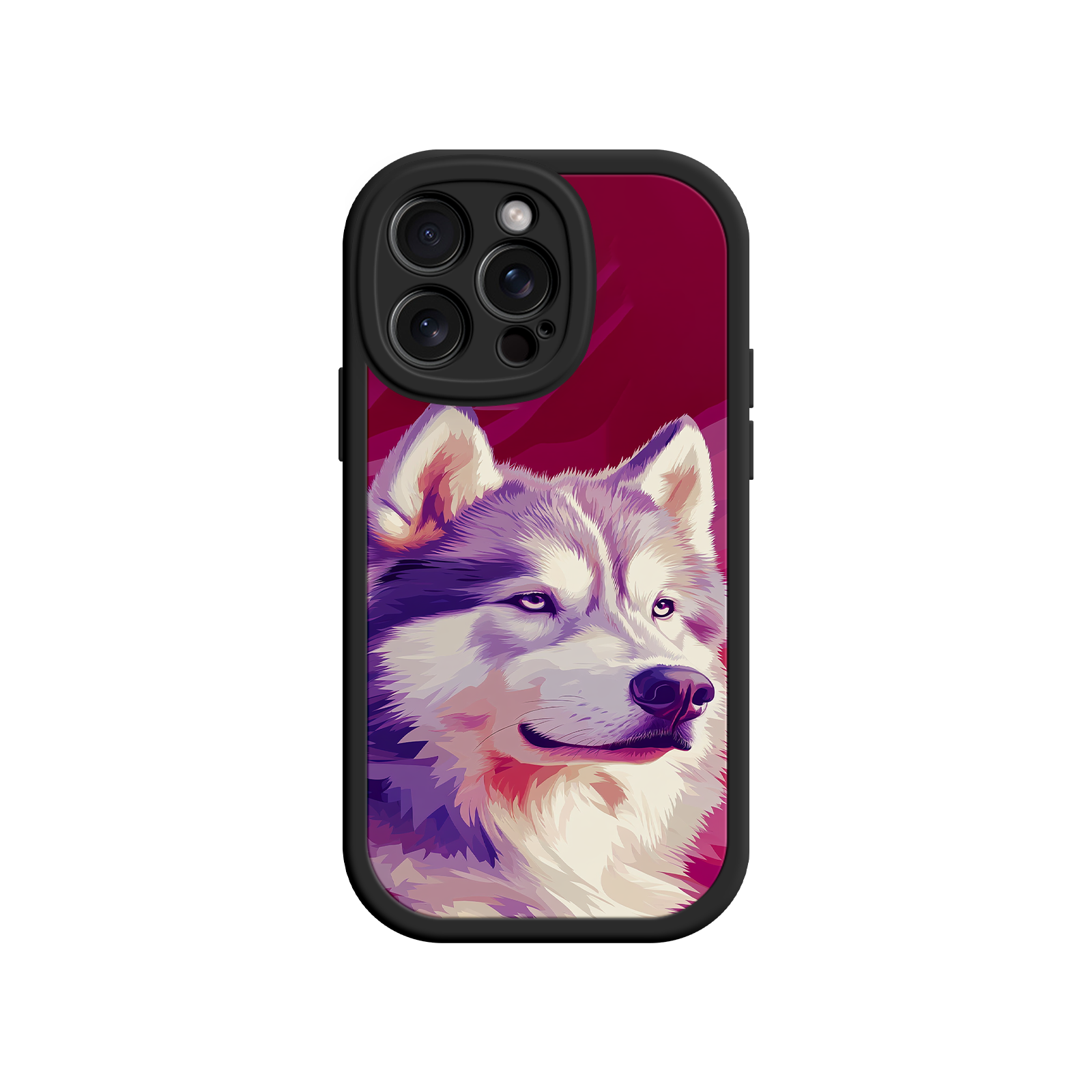 Husky Dog Pop Art Phone Case – Stylish Pet Lover Design for iPhone & Android