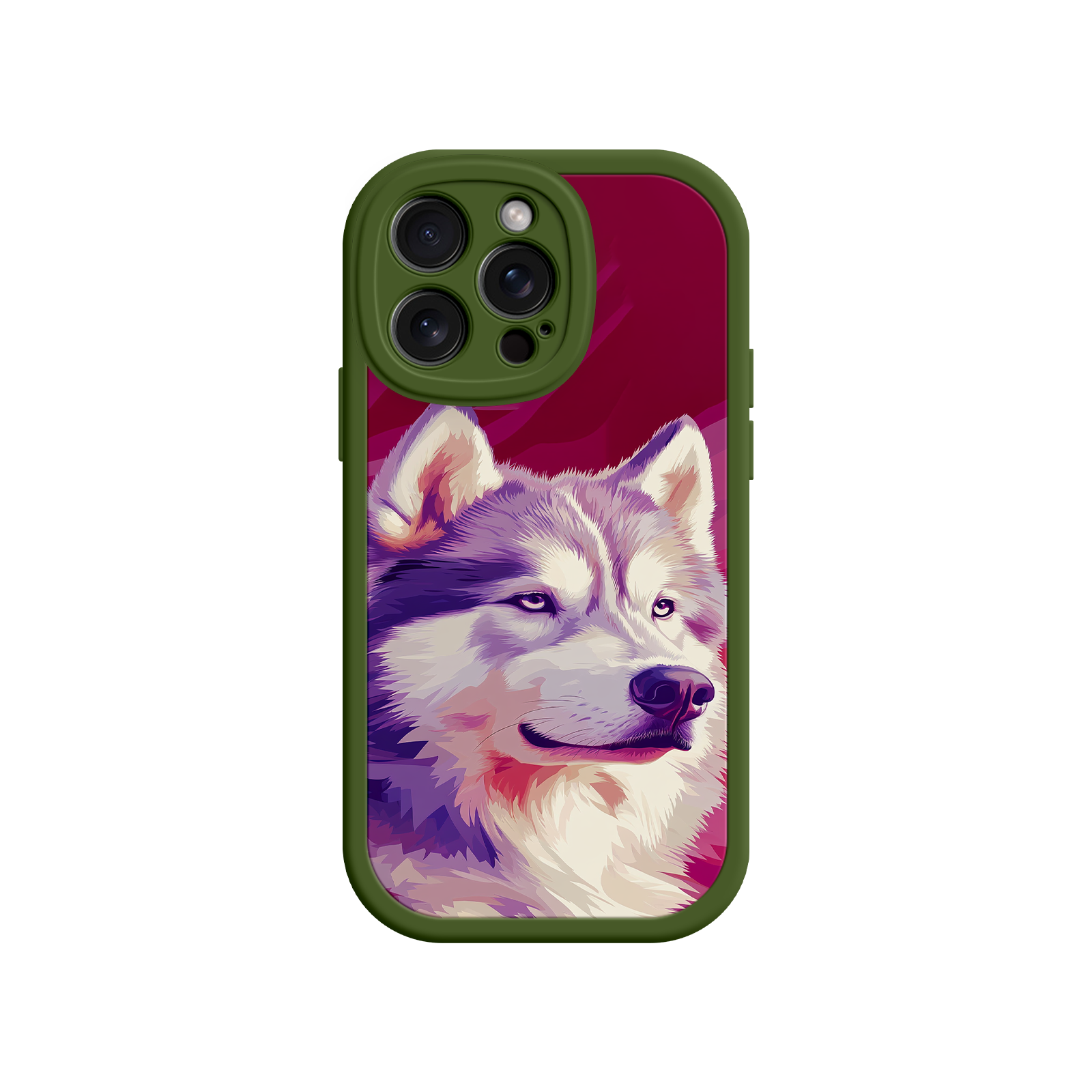 Husky Dog Pop Art Phone Case – Stylish Pet Lover Design for iPhone & Android