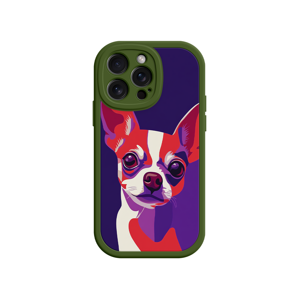 Pop Art Chihuahua Phone Case – Colorful Dog Design for iPhone & Android