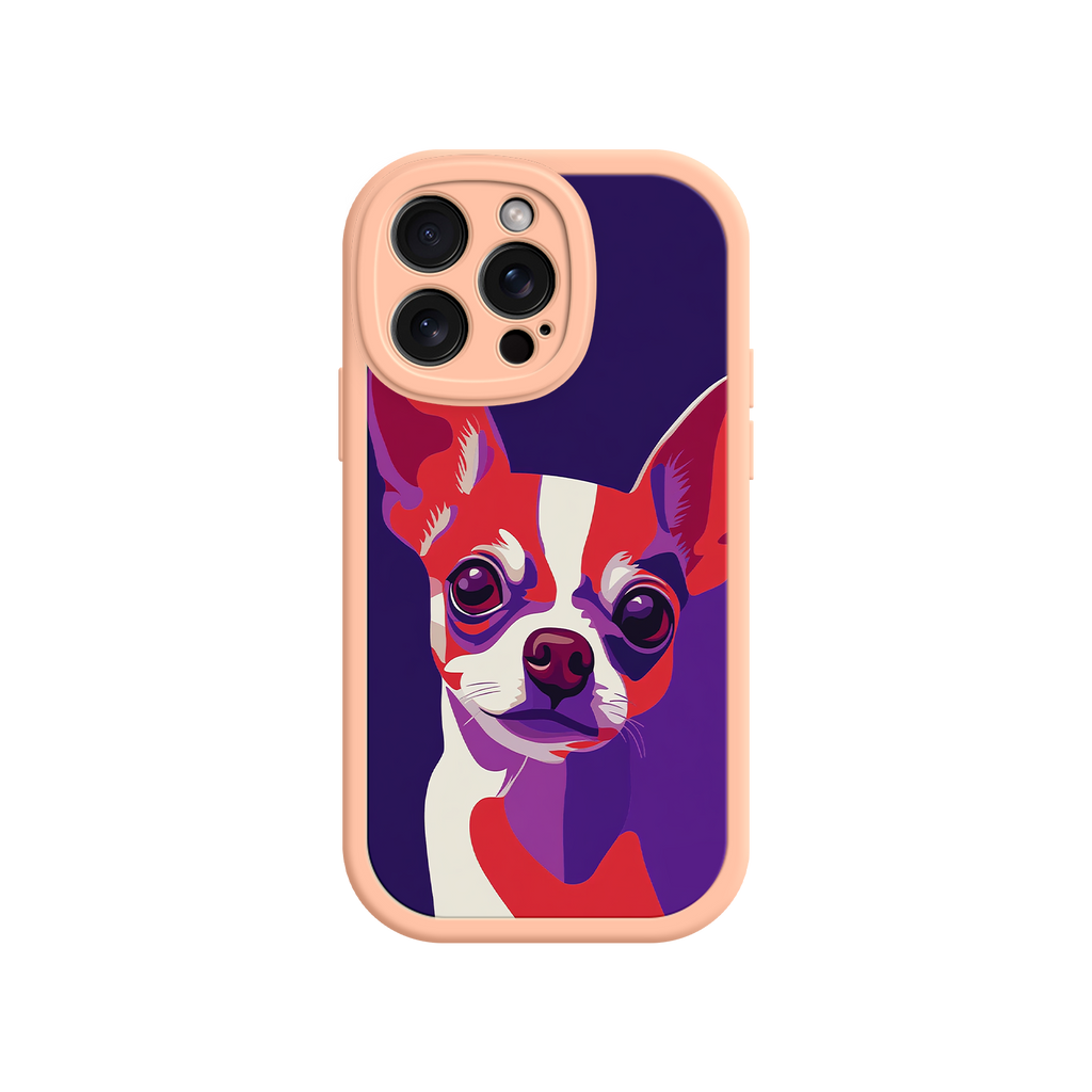Pop Art Chihuahua Phone Case – Colorful Dog Design for iPhone & Android