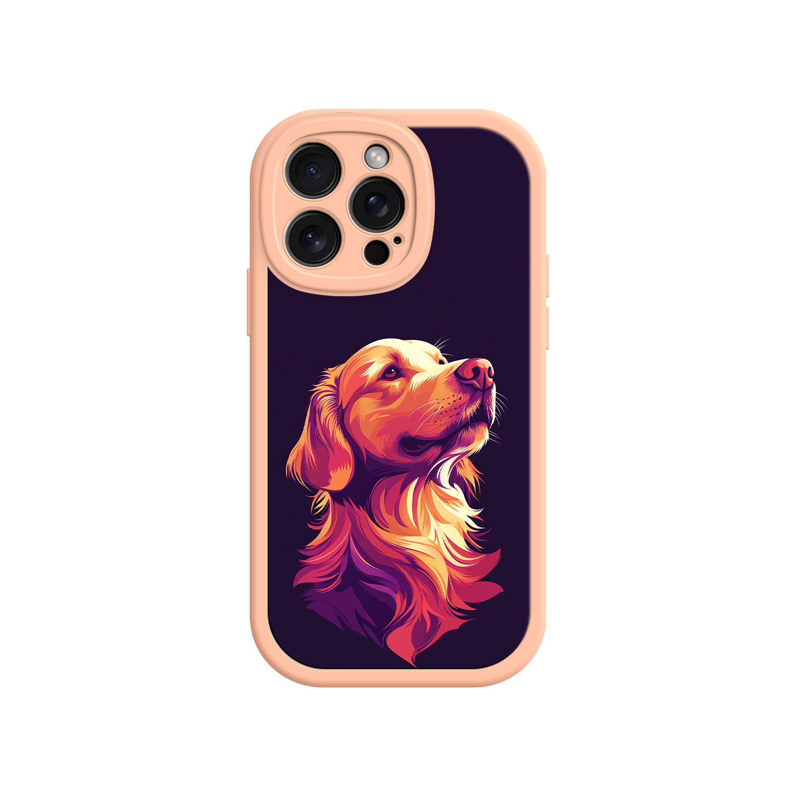 Golden Retriever Pop Art Phone Case – Vibrant Dog Lover Design for iPhone