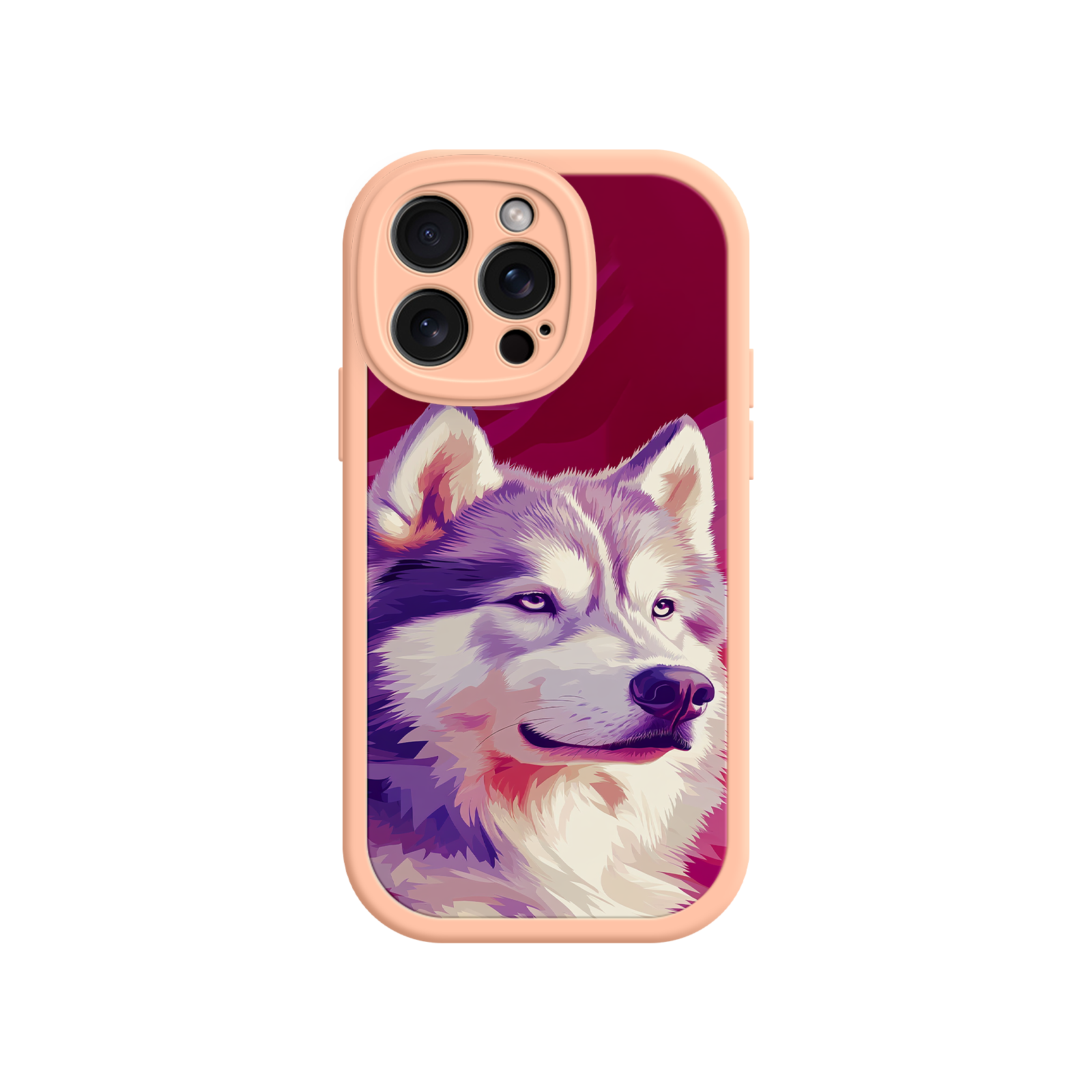 Husky Dog Pop Art Phone Case – Stylish Pet Lover Design for iPhone & Android