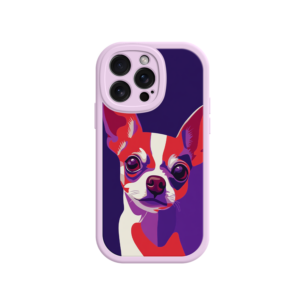 Pop Art Chihuahua Phone Case – Colorful Dog Design for iPhone & Android