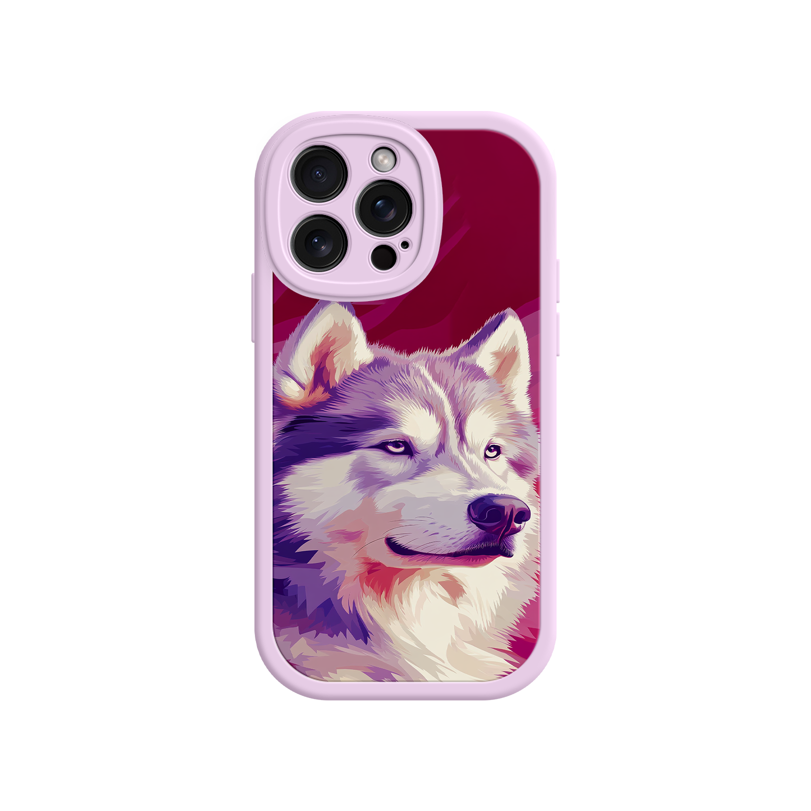 Husky Dog Pop Art Phone Case – Stylish Pet Lover Design for iPhone & Android