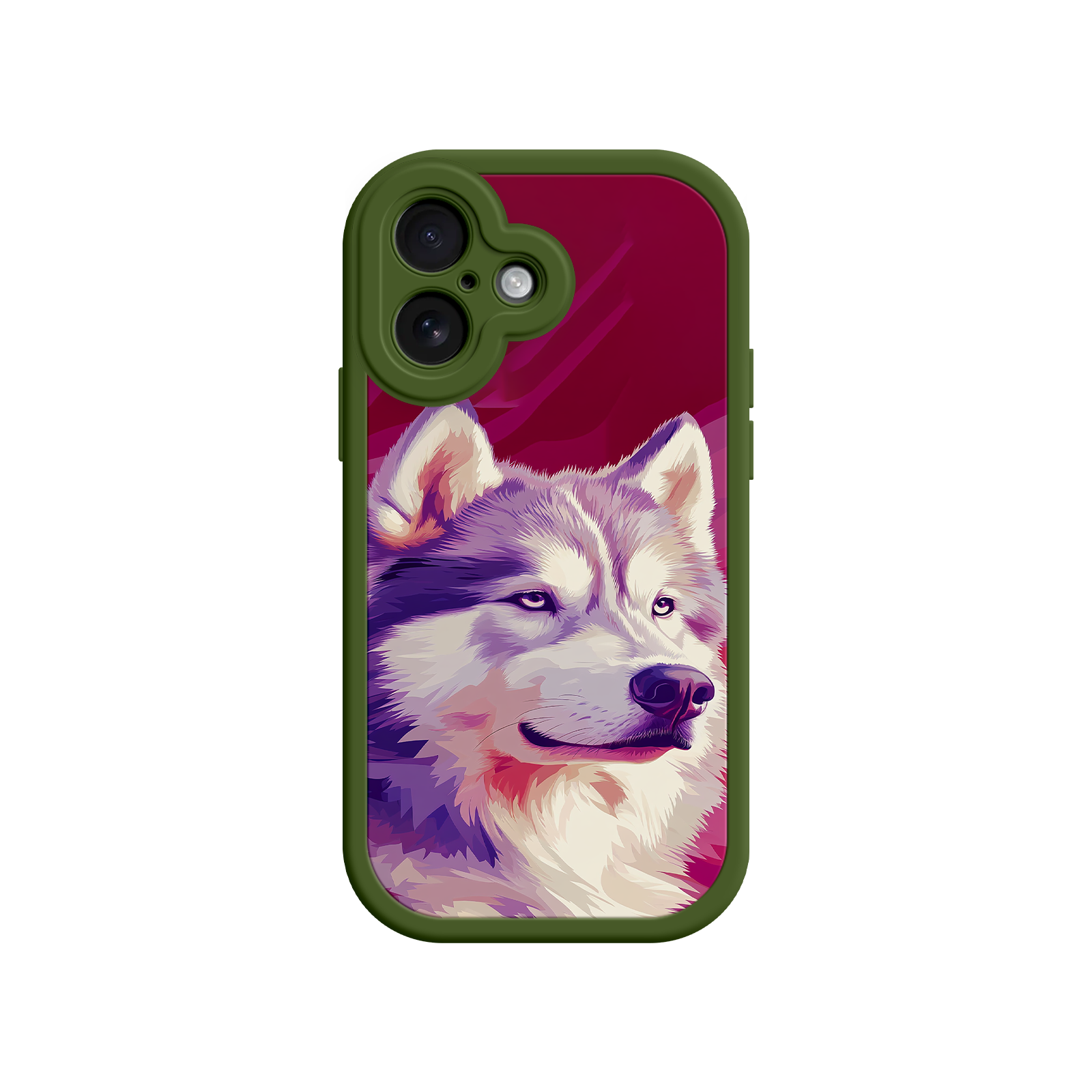 Husky Dog Pop Art Phone Case – Stylish Pet Lover Design for iPhone & Android