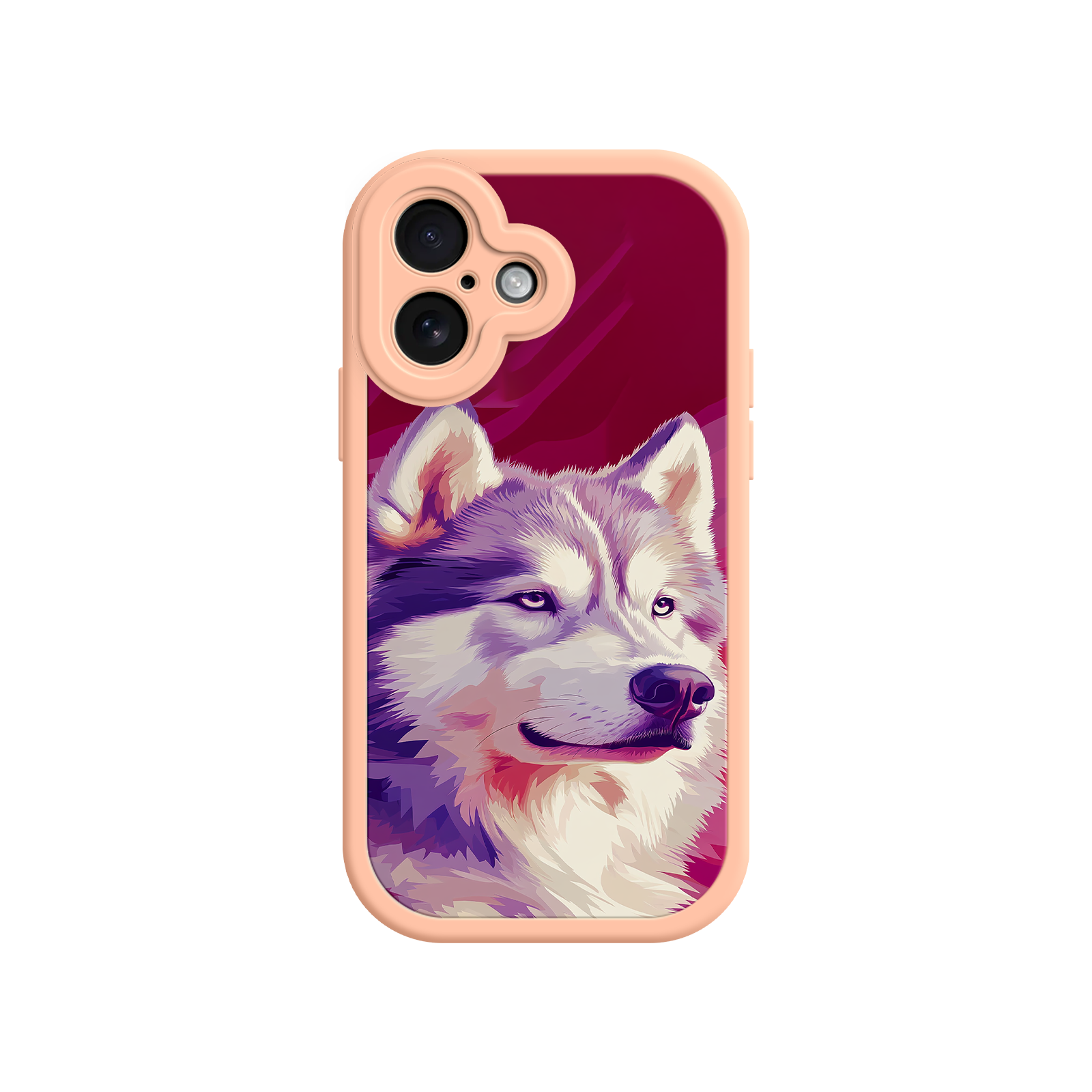 Husky Dog Pop Art Phone Case – Stylish Pet Lover Design for iPhone & Android