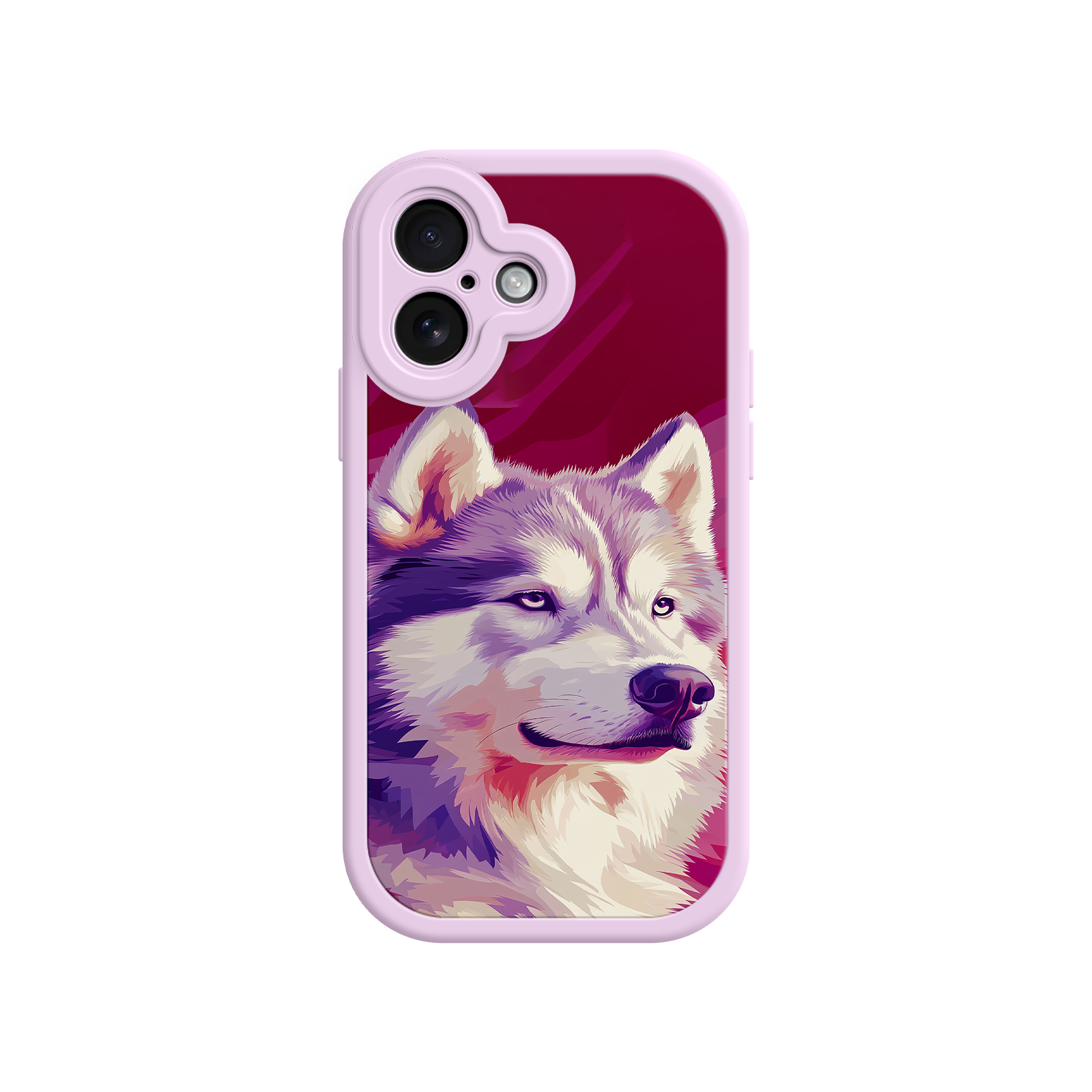 Husky Dog Pop Art Phone Case – Stylish Pet Lover Design for iPhone & Android