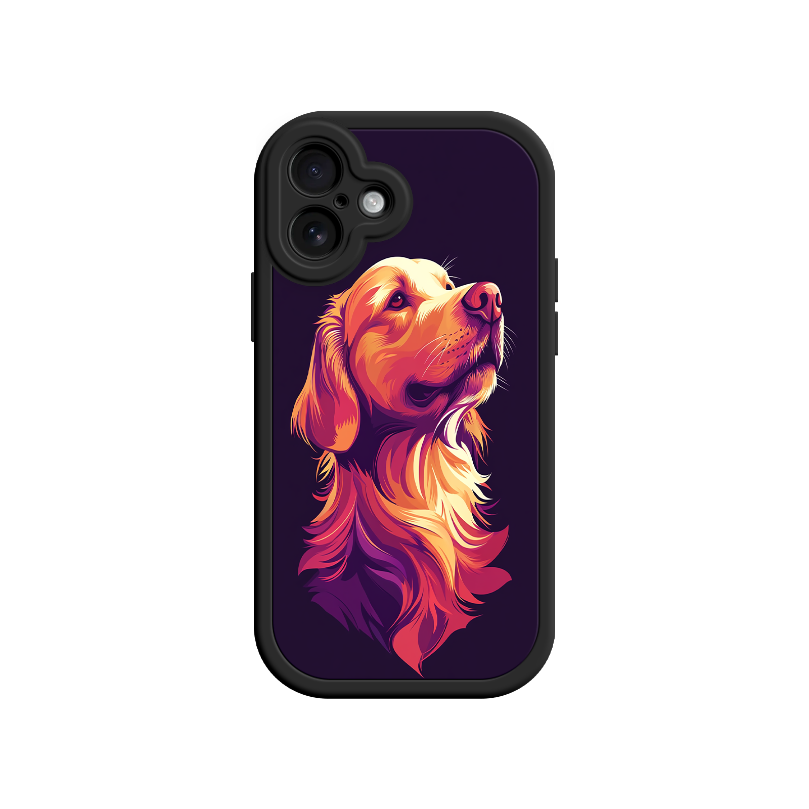 Golden Retriever Pop Art Phone Case – Vibrant Dog Lover Design for iPhone