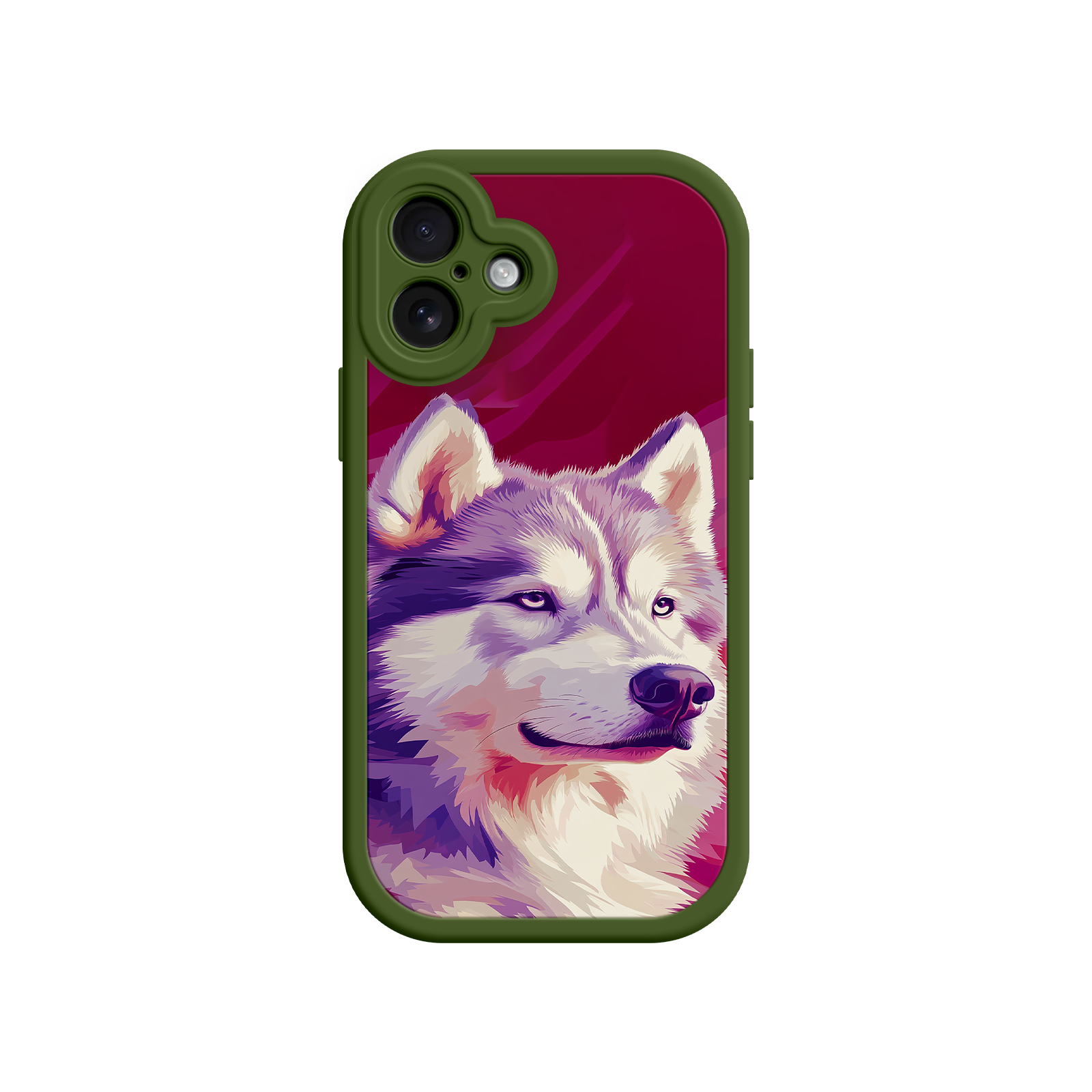 Husky Dog Pop Art Phone Case – Stylish Pet Lover Design for iPhone & Android