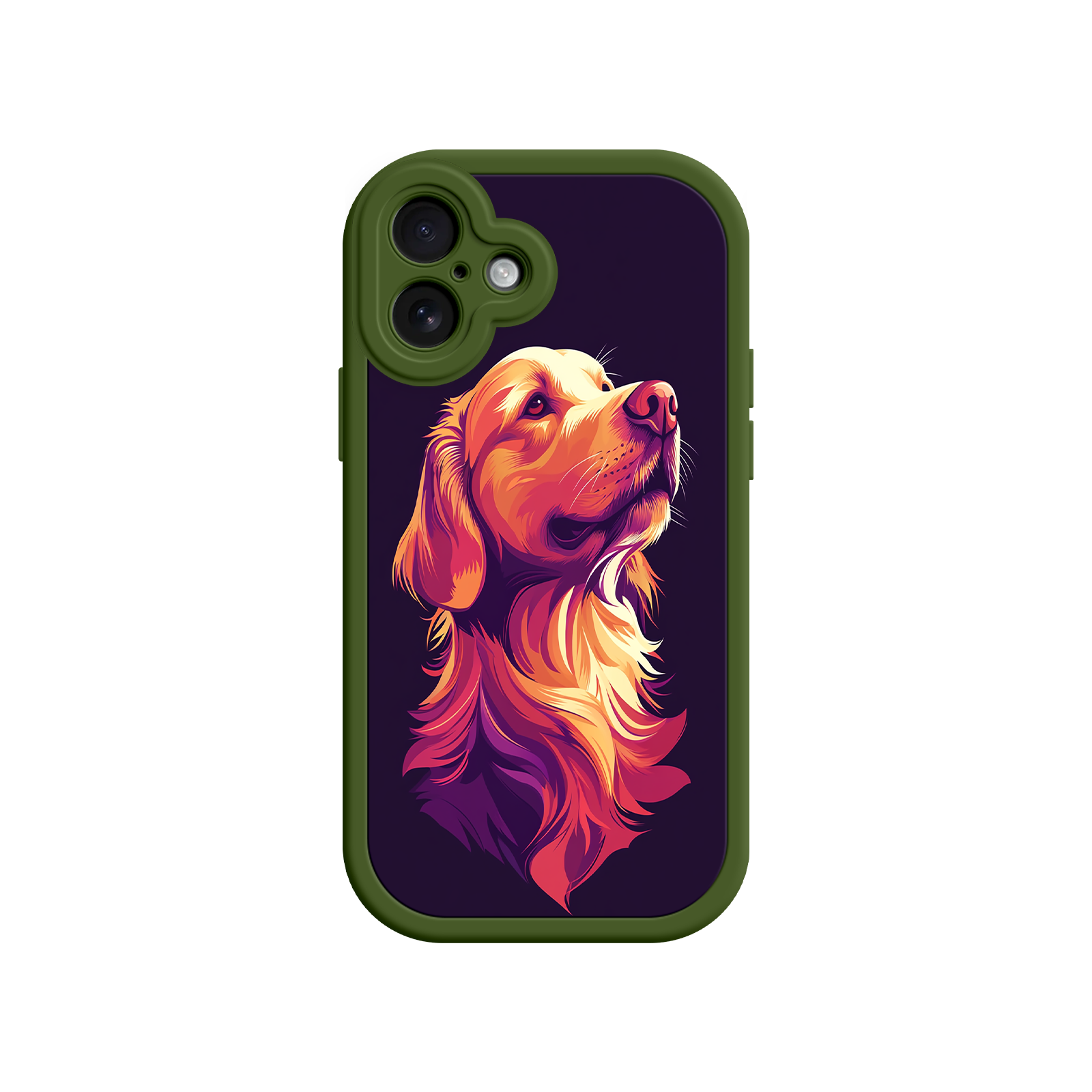 Golden Retriever Pop Art Phone Case – Vibrant Dog Lover Design for iPhone