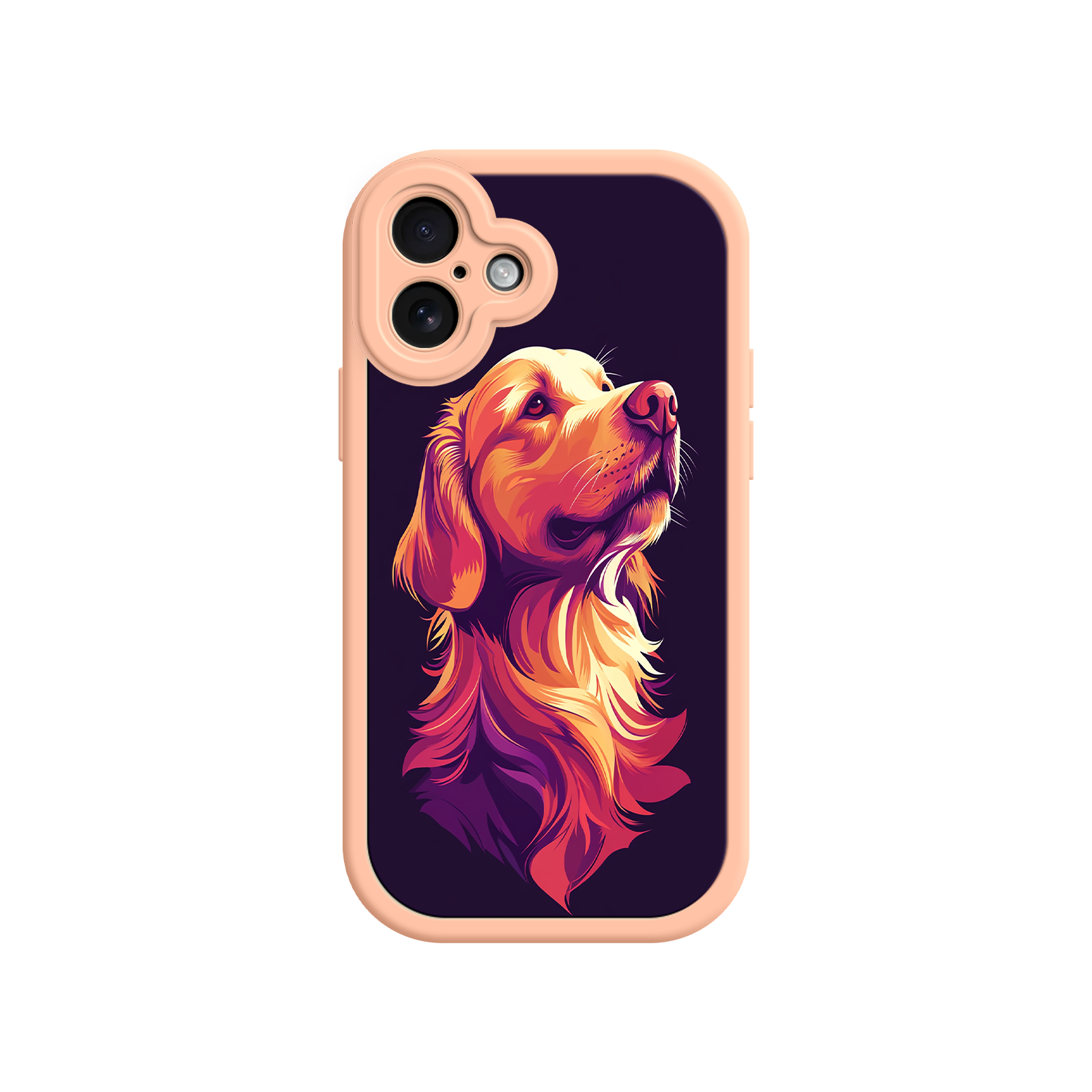 Golden Retriever Pop Art Phone Case – Vibrant Dog Lover Design for iPhone