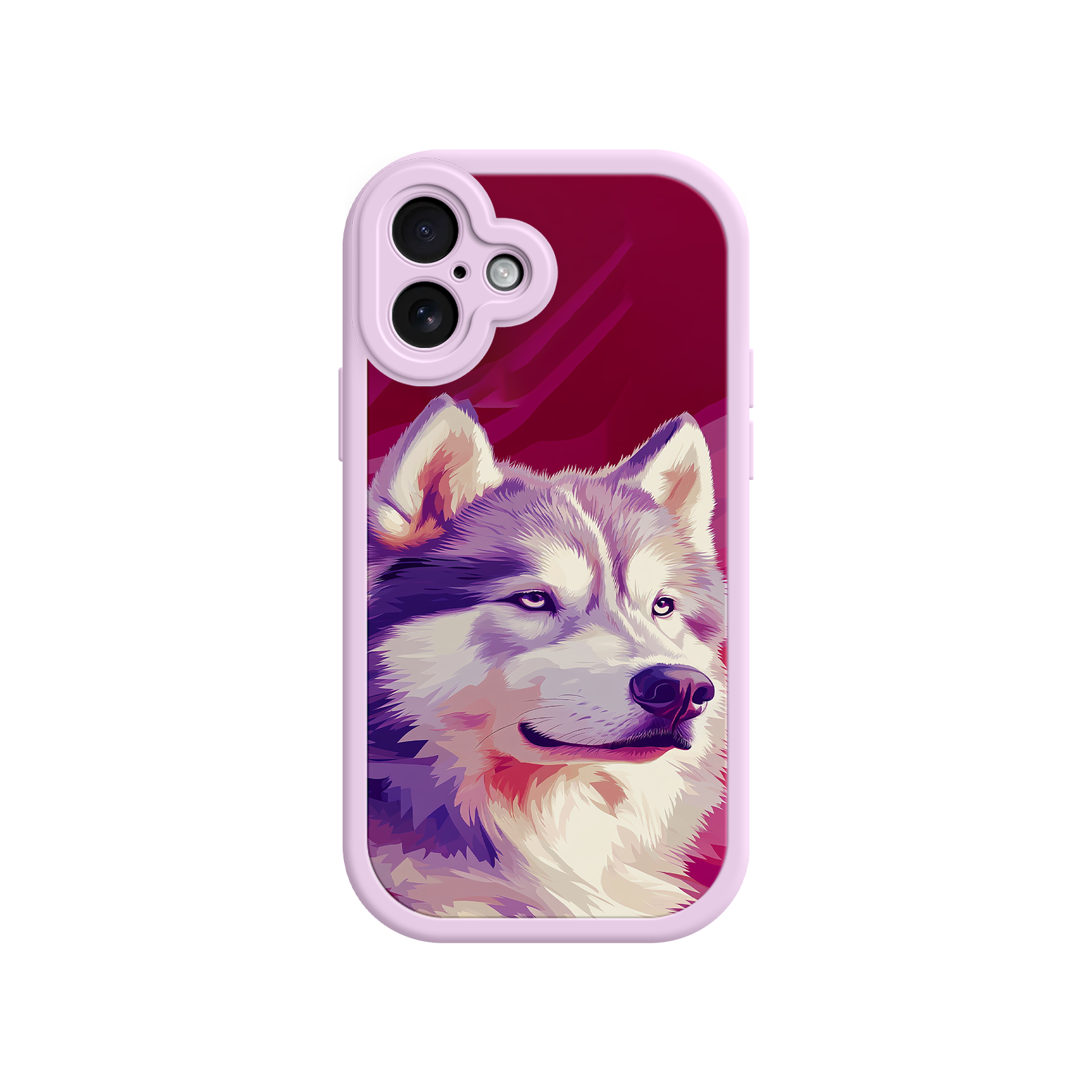 Husky Dog Pop Art Phone Case – Stylish Pet Lover Design for iPhone & Android