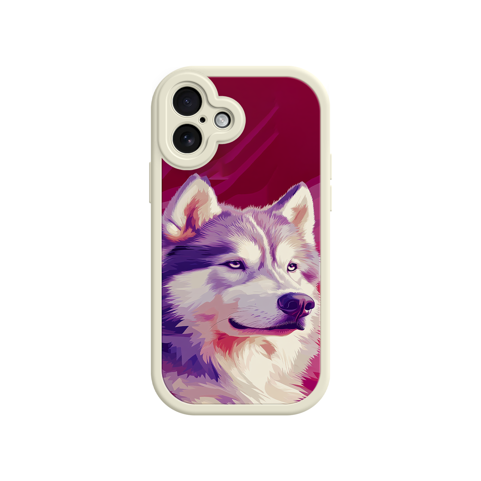 Husky Dog Pop Art Phone Case – Stylish Pet Lover Design for iPhone & Android