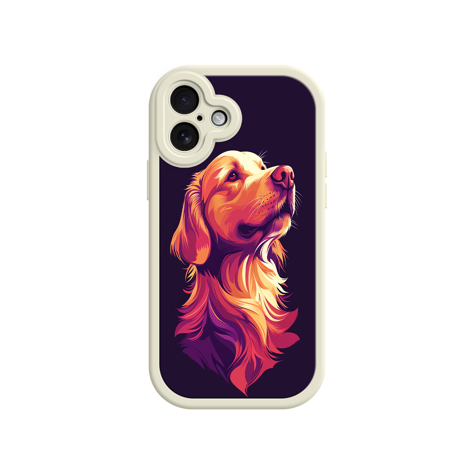 Golden Retriever Pop Art Phone Case – Vibrant Dog Lover Design for iPhone