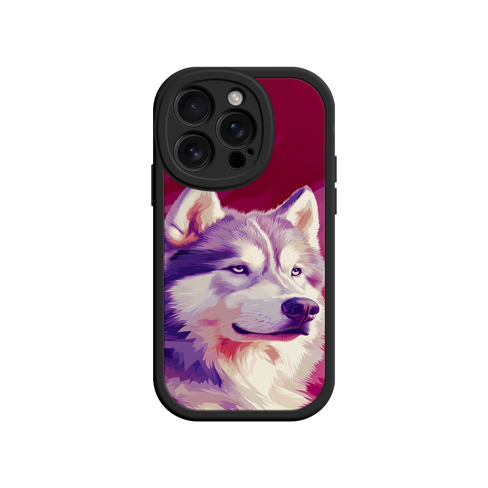 Husky Dog Pop Art Phone Case – Stylish Pet Lover Design for iPhone & Android