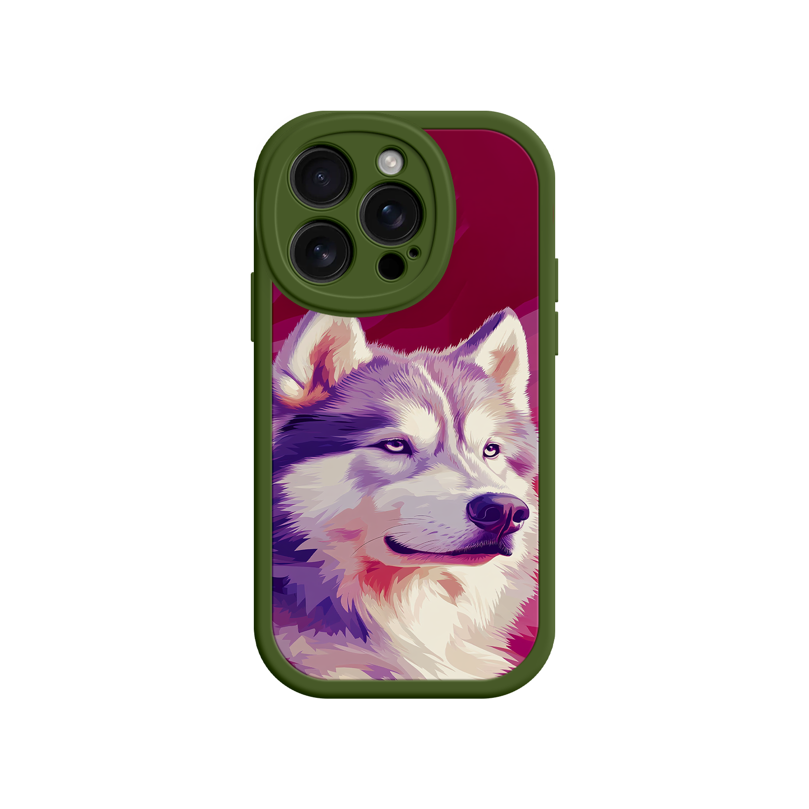 Husky Dog Pop Art Phone Case – Stylish Pet Lover Design for iPhone & Android