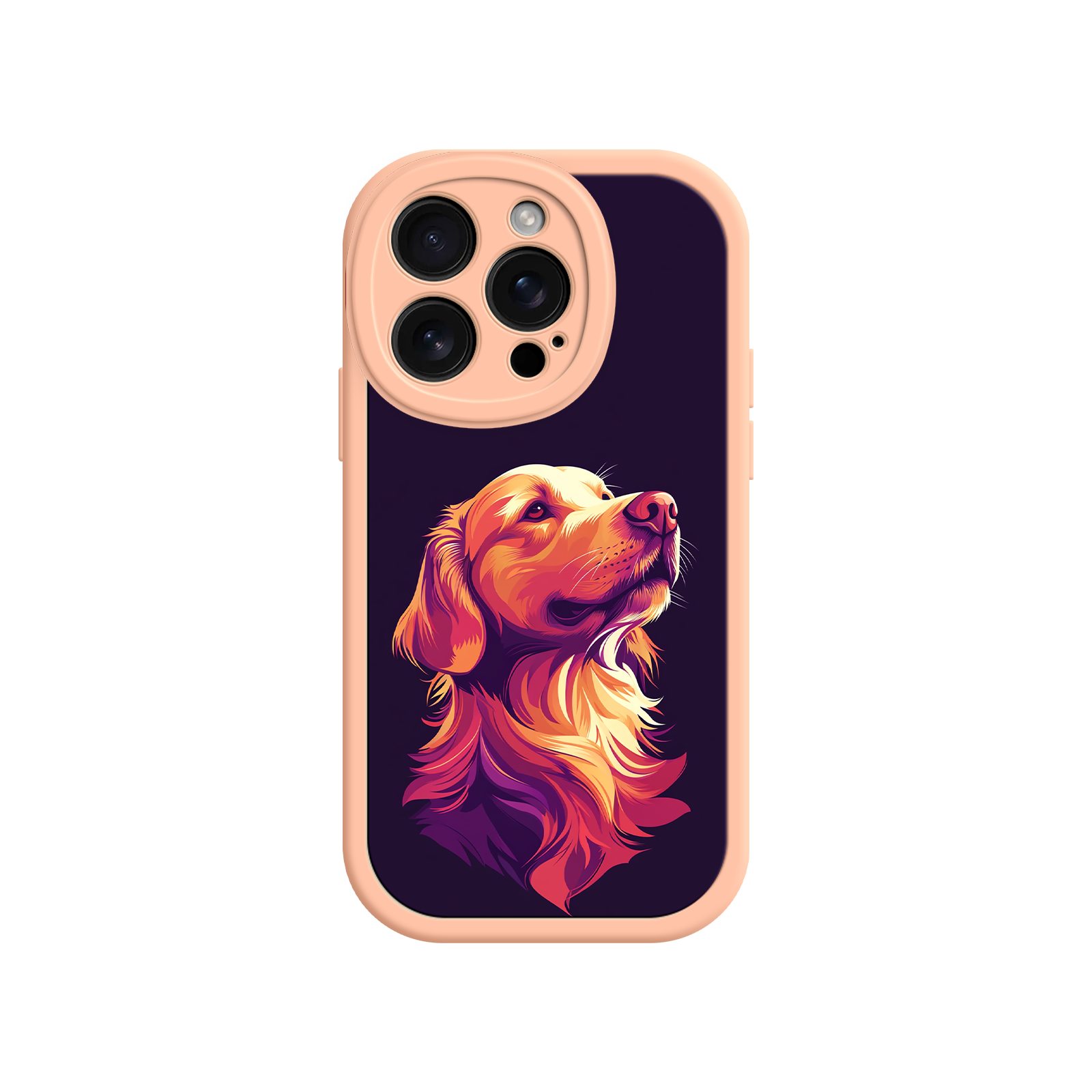 Golden Retriever Pop Art Phone Case – Vibrant Dog Lover Design for iPhone