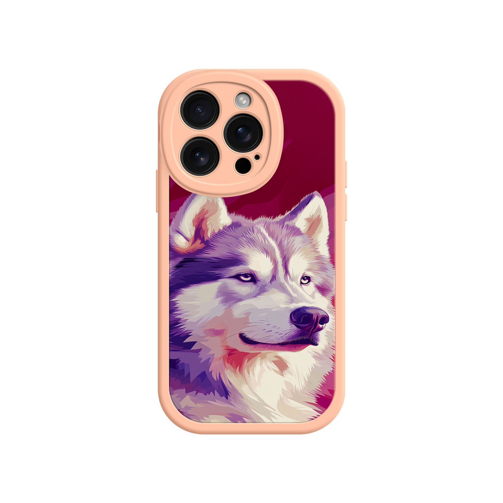 Husky Dog Pop Art Phone Case – Stylish Pet Lover Design for iPhone & Android