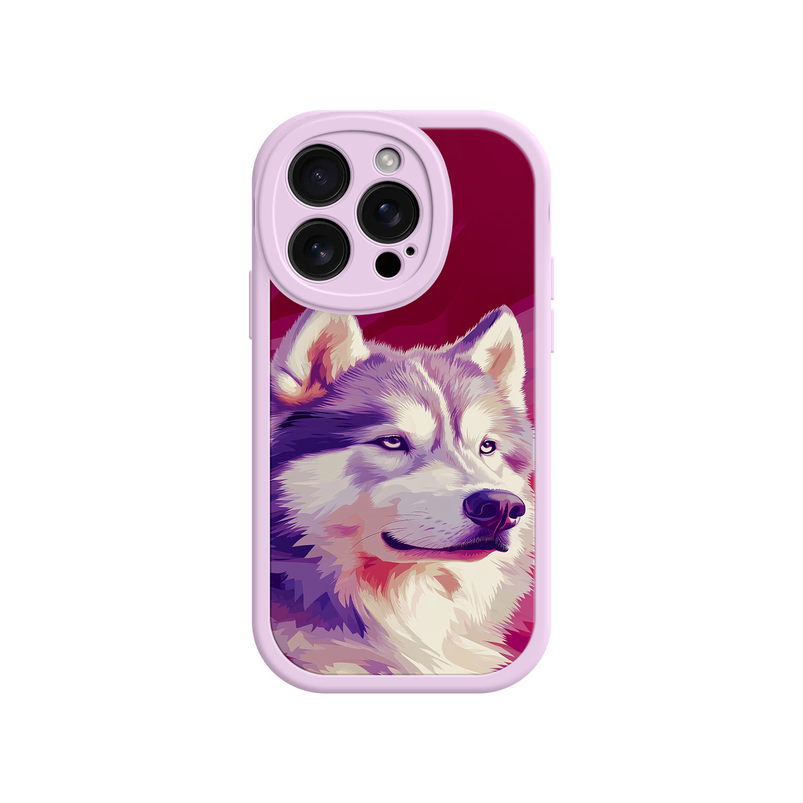 Husky Dog Pop Art Phone Case – Stylish Pet Lover Design for iPhone & Android
