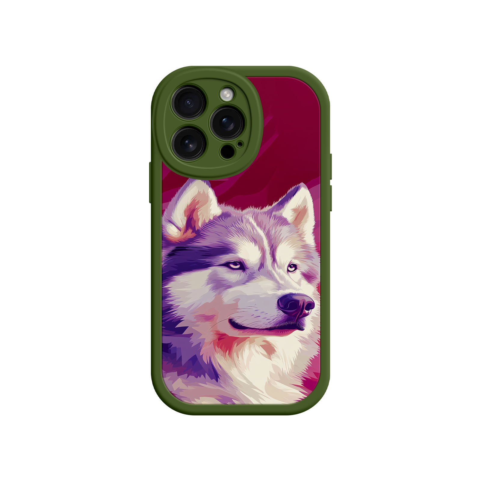 Husky Dog Pop Art Phone Case – Stylish Pet Lover Design for iPhone & Android