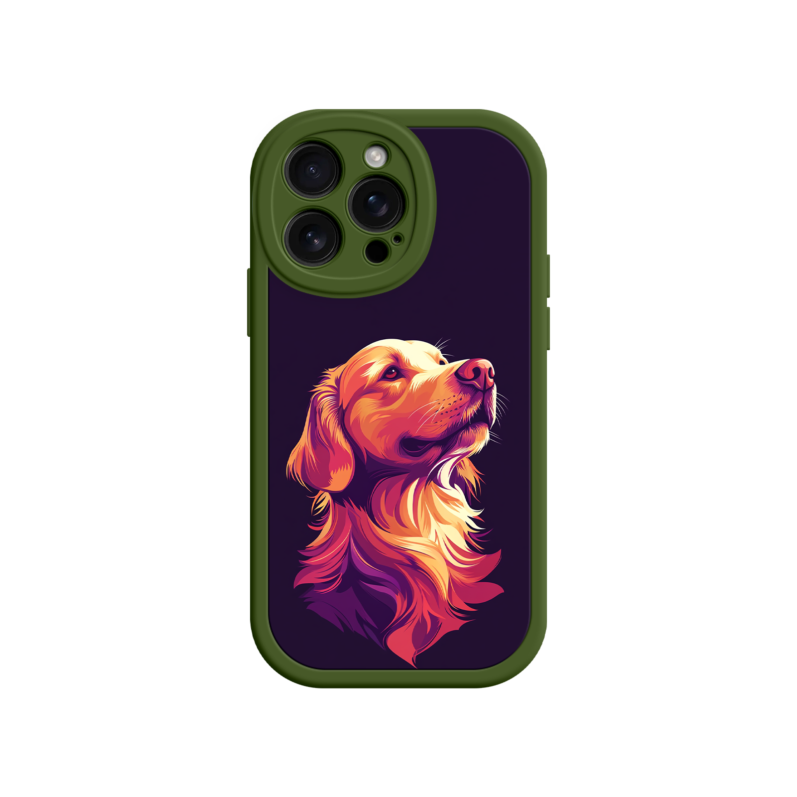 Golden Retriever Pop Art Phone Case – Vibrant Dog Lover Design for iPhone