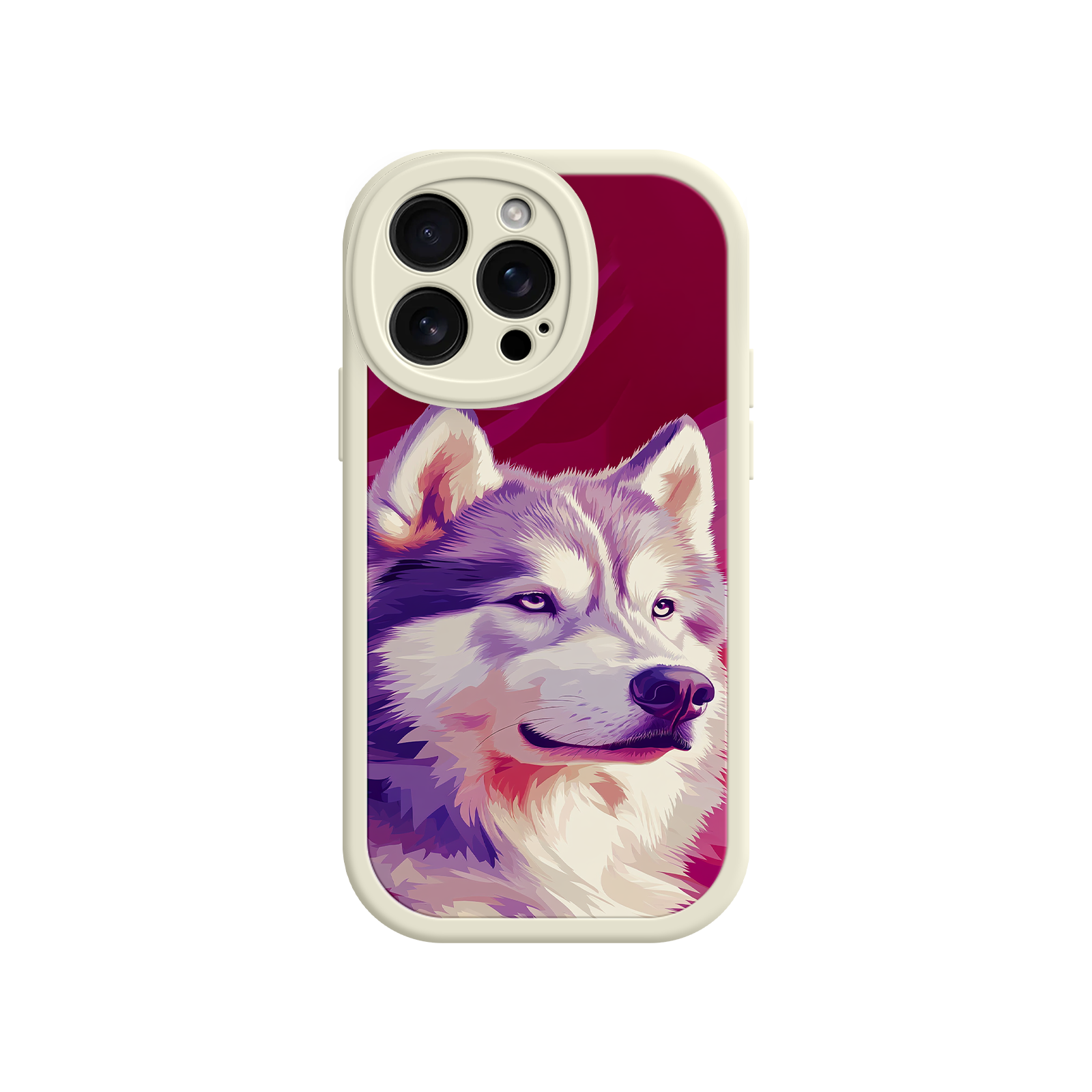 Husky Dog Pop Art Phone Case – Stylish Pet Lover Design for iPhone & Android