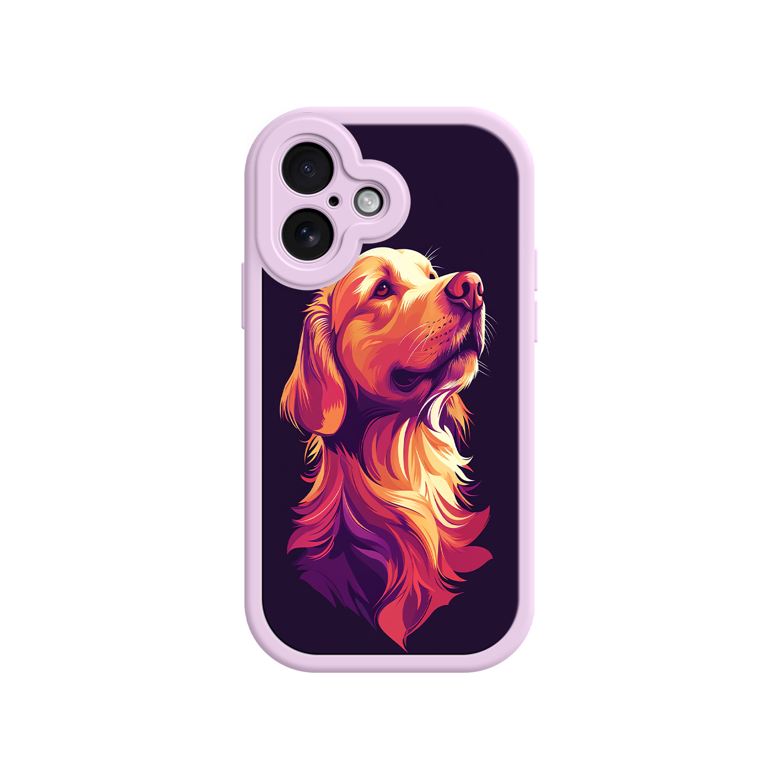 Golden Retriever Pop Art Phone Case – Vibrant Dog Lover Design for iPhone