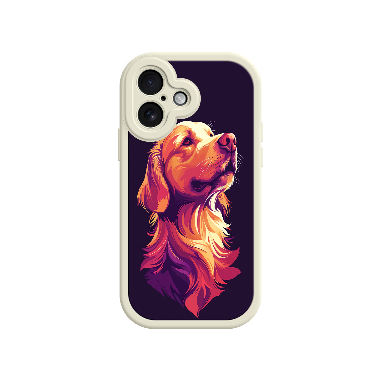 Golden Retriever Pop Art Phone Case – Vibrant Dog Lover Design for iPhone