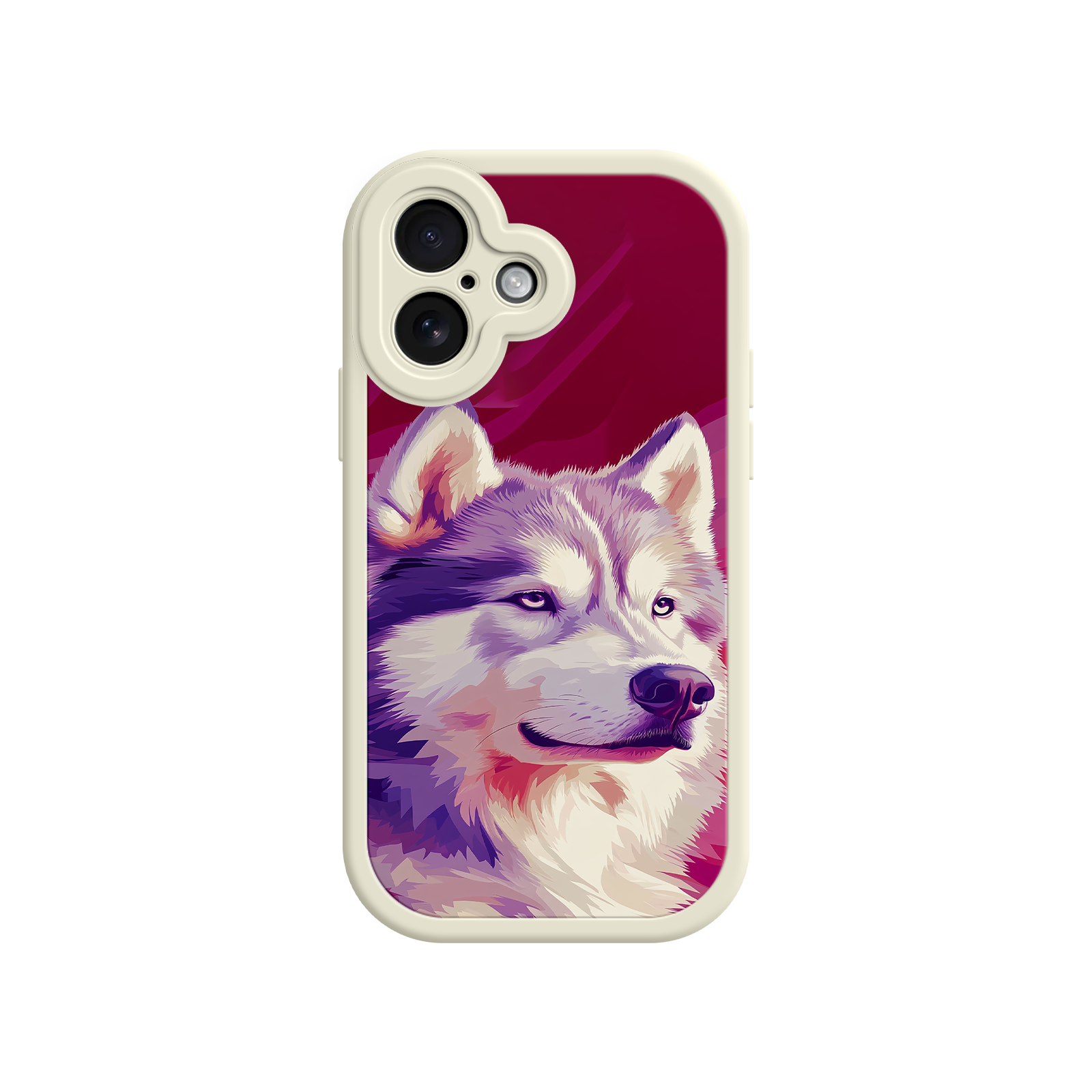 Husky Dog Pop Art Phone Case – Stylish Pet Lover Design for iPhone & Android