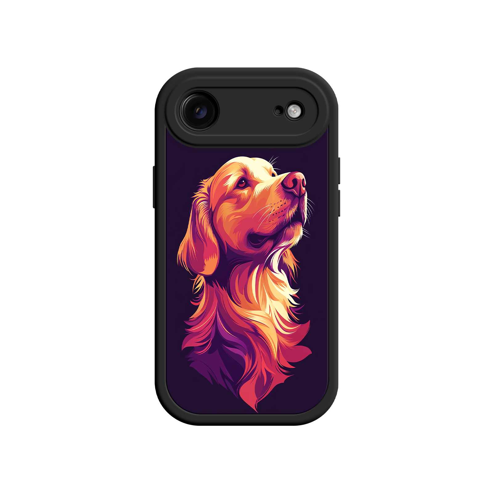 Golden Retriever Pop Art Phone Case – Vibrant Dog Lover Design for iPhone