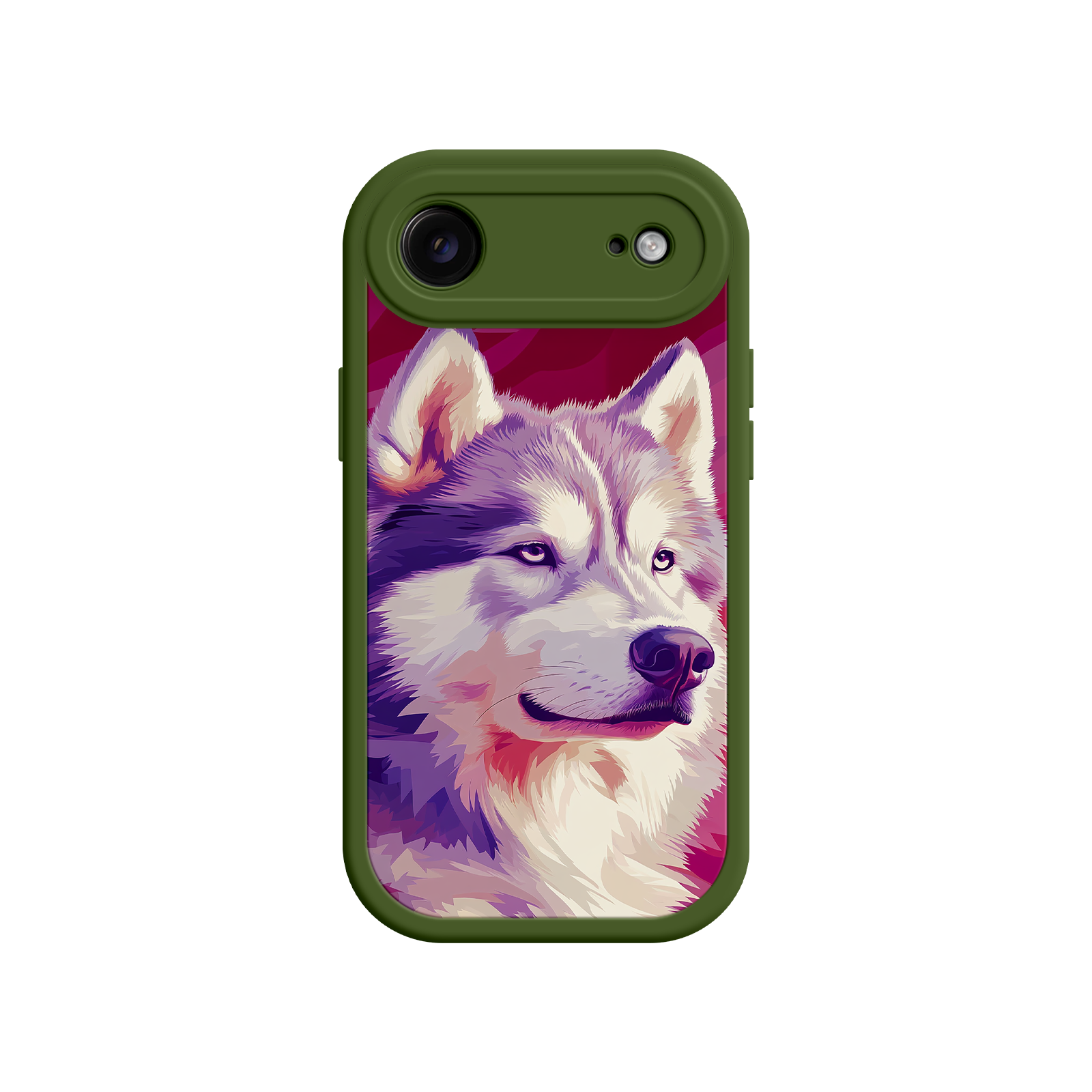 Husky Dog Pop Art Phone Case – Stylish Pet Lover Design for iPhone & Android