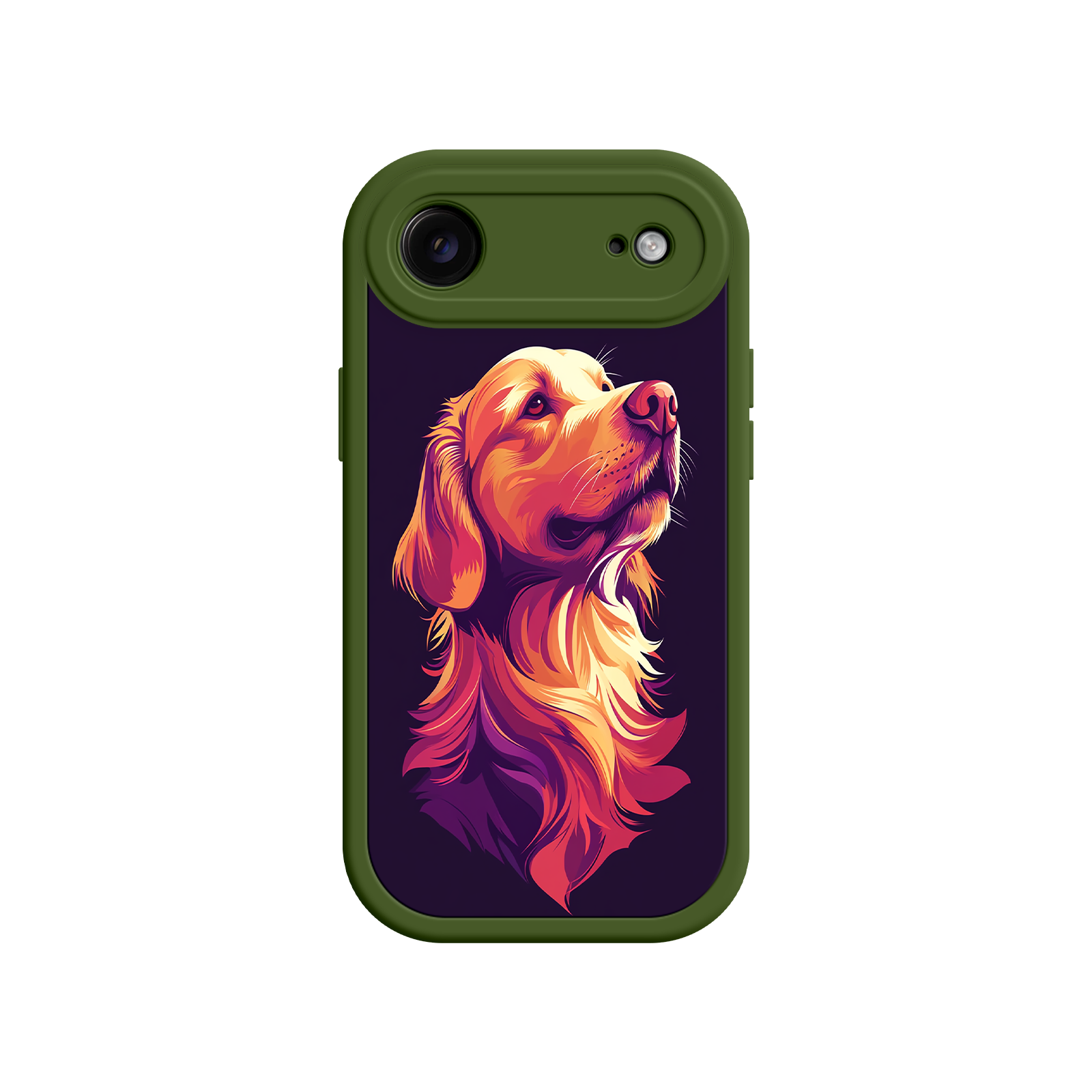 Golden Retriever Pop Art Phone Case – Vibrant Dog Lover Design for iPhone